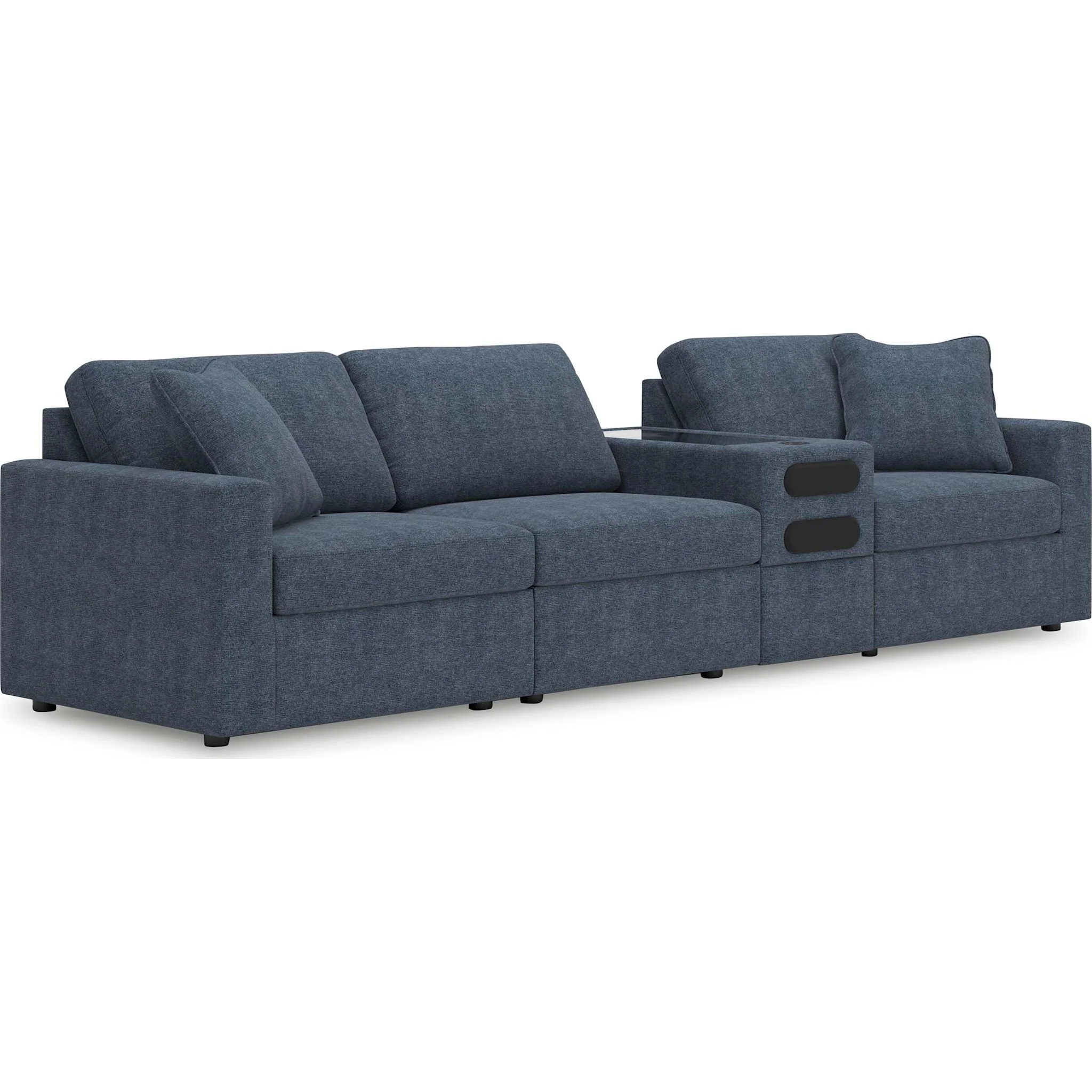 Modmax 4 Piece Modular Sectional with Audio Console - Image 125