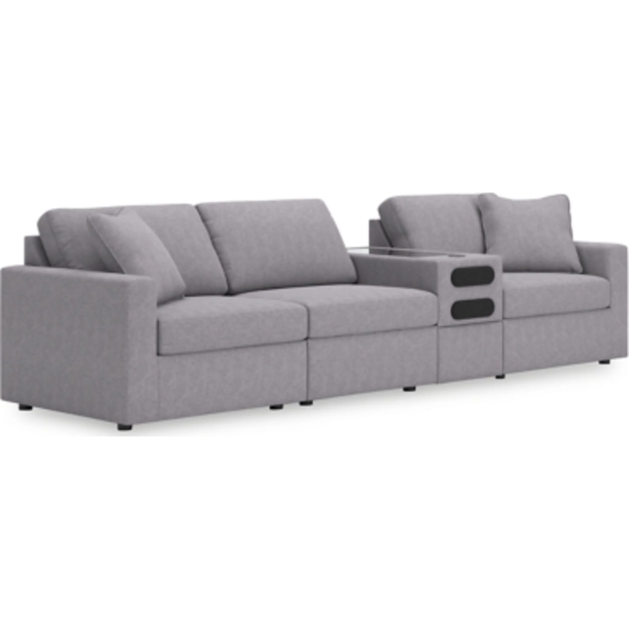 Modmax 4 Piece Modular Sectional with Audio Console - Image 24