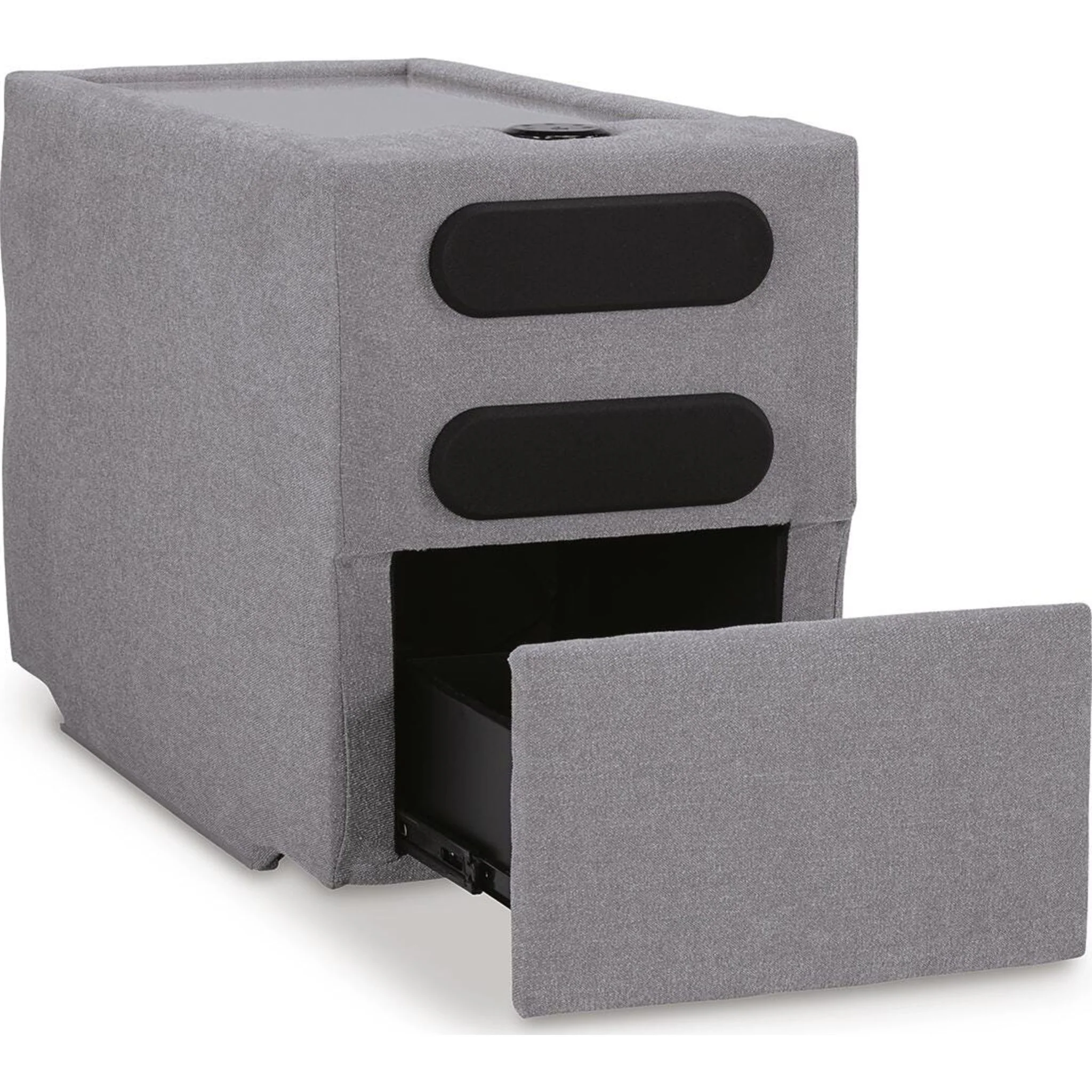 Modmax 4 Piece Modular Sectional with Audio Console - Image 35