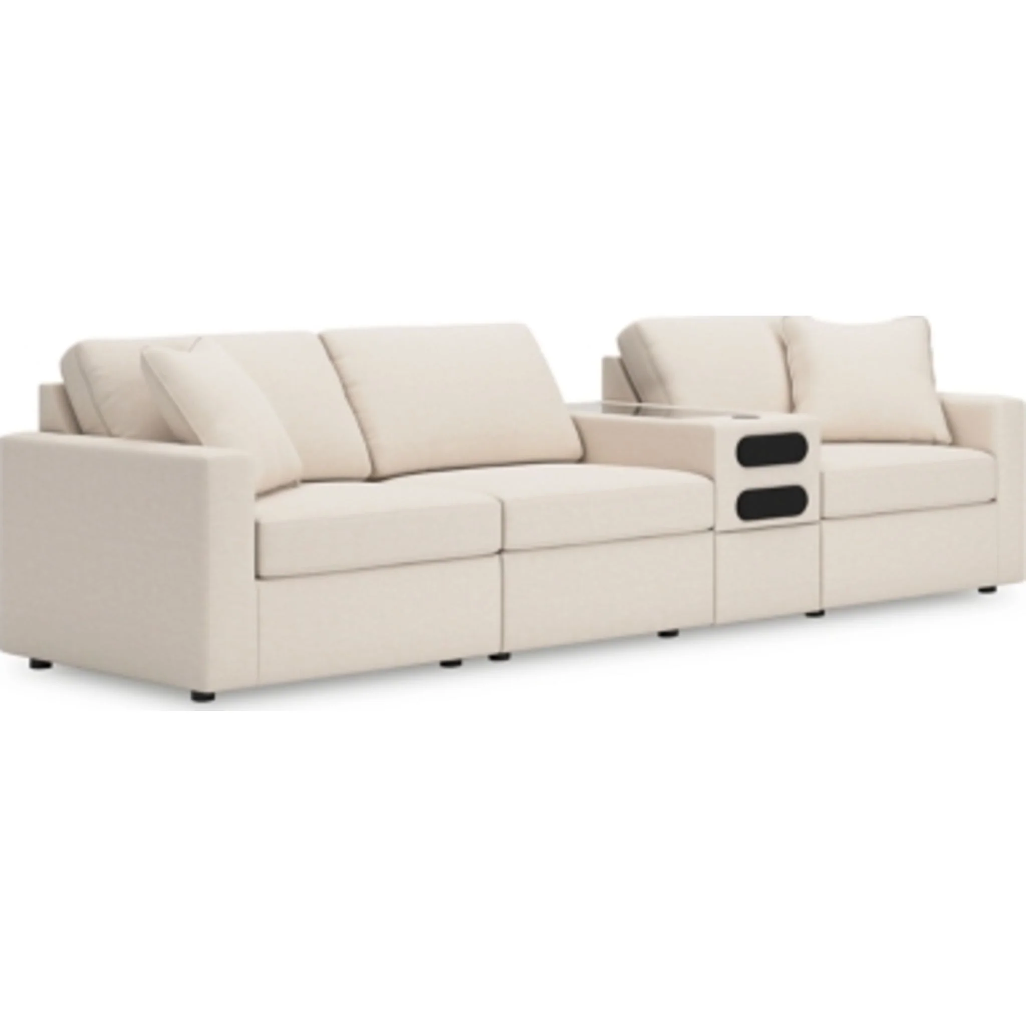 Modmax 4 Piece Modular Sectional with Audio Console - Image 64