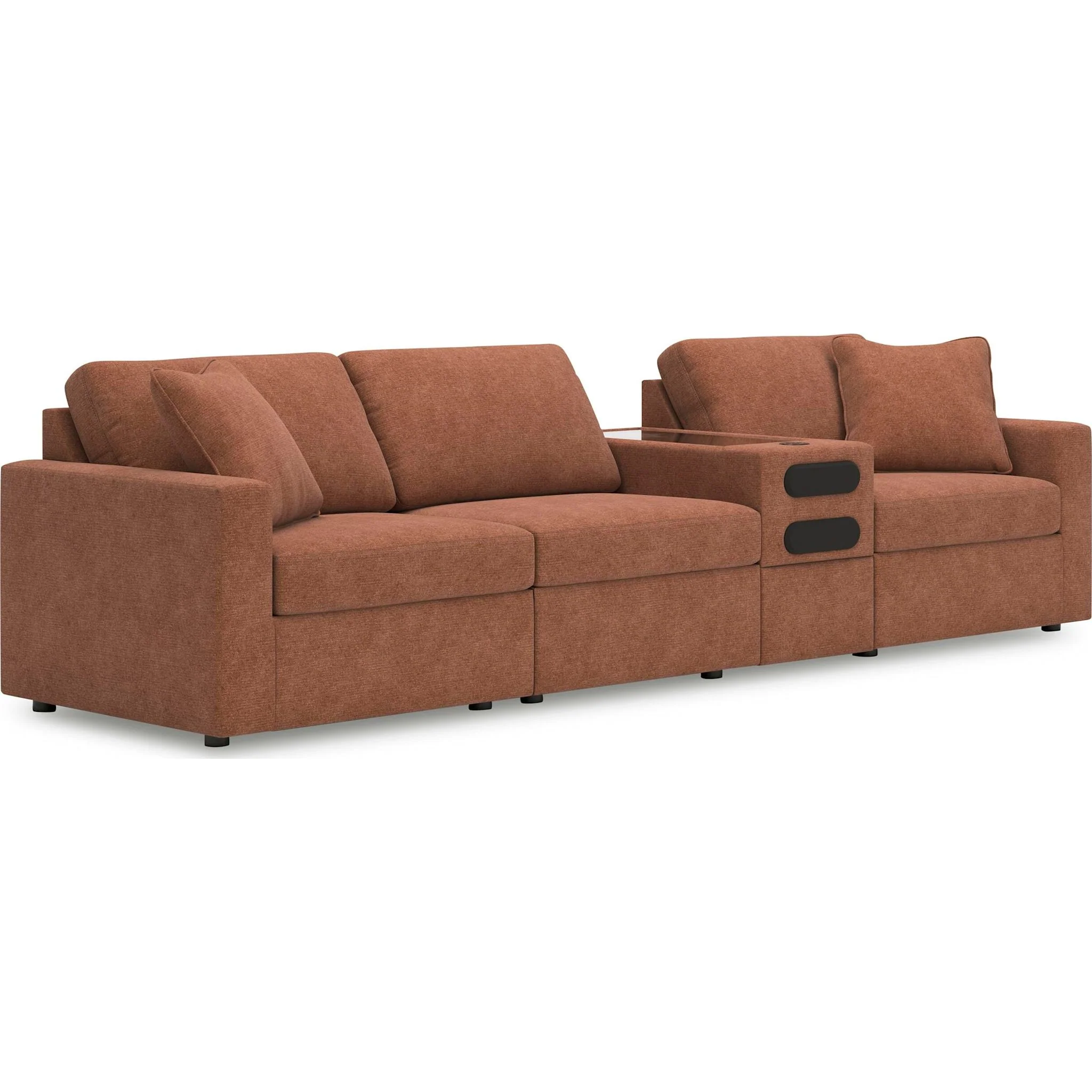 Modmax 4 Piece Modular Sectional with Audio Console - Image 87