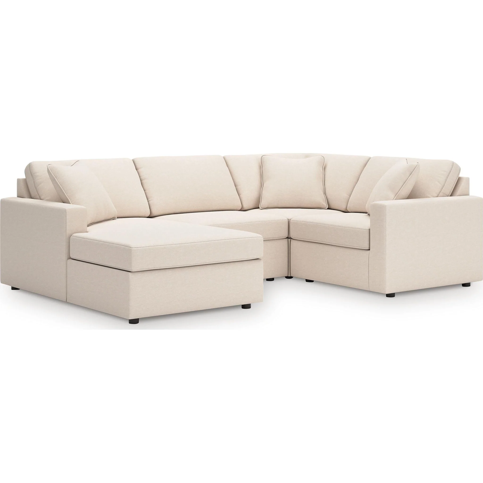 Modmax 4 Piece Modular Sectional with Chaise - Image 151