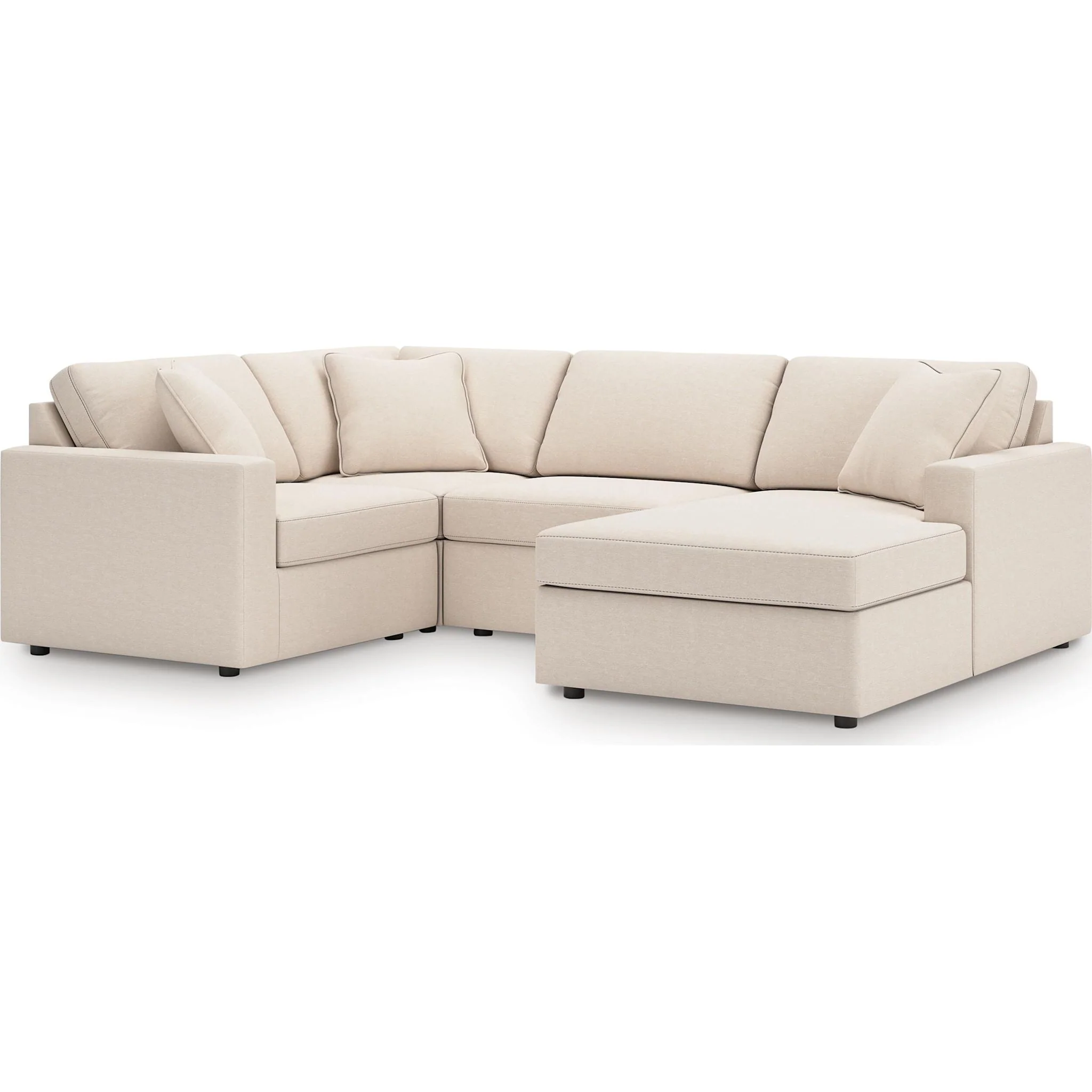 Modmax 4 Piece Modular Sectional with Chaise - Image 216