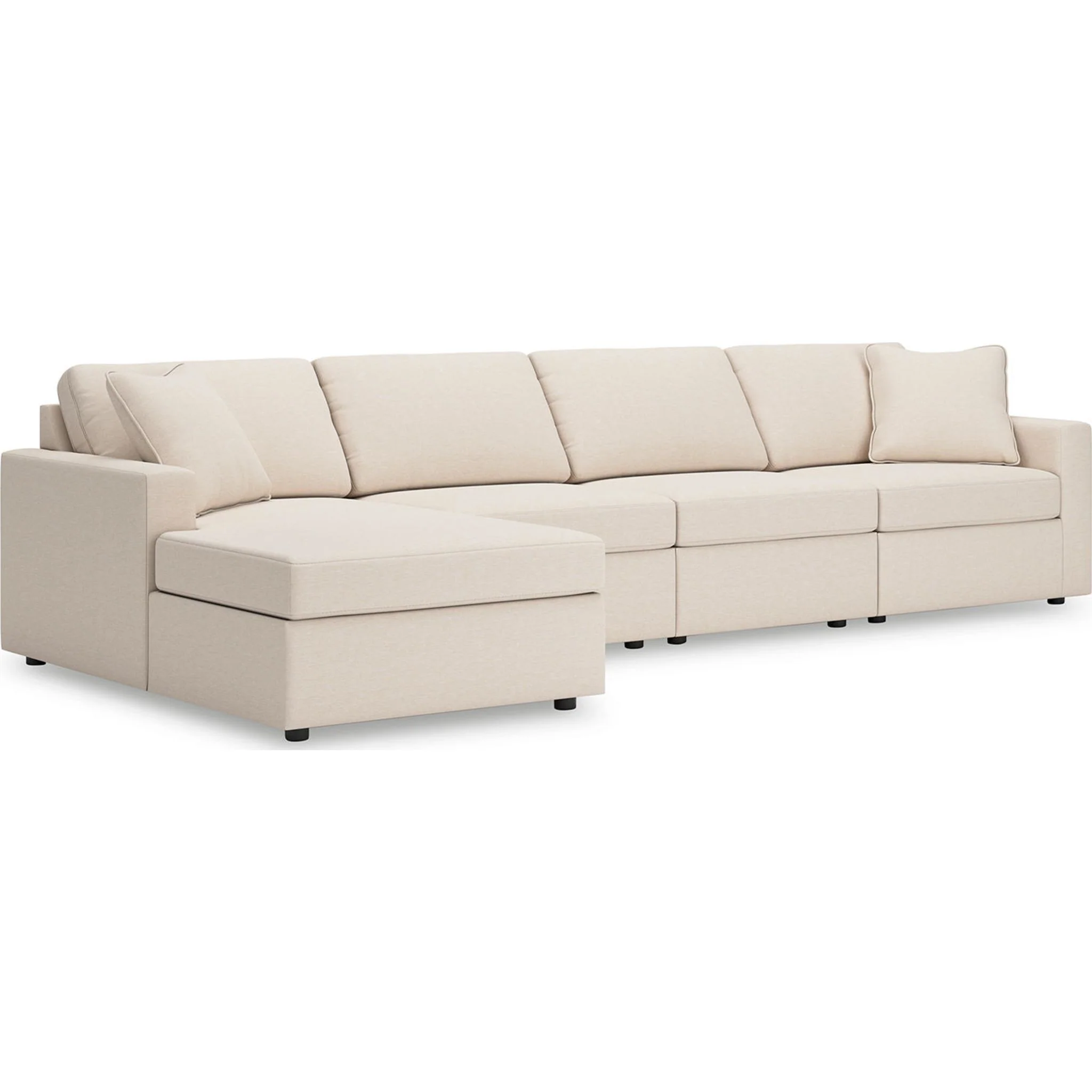 Modmax 4 Piece Modular Sectional with Chaise - Image 23