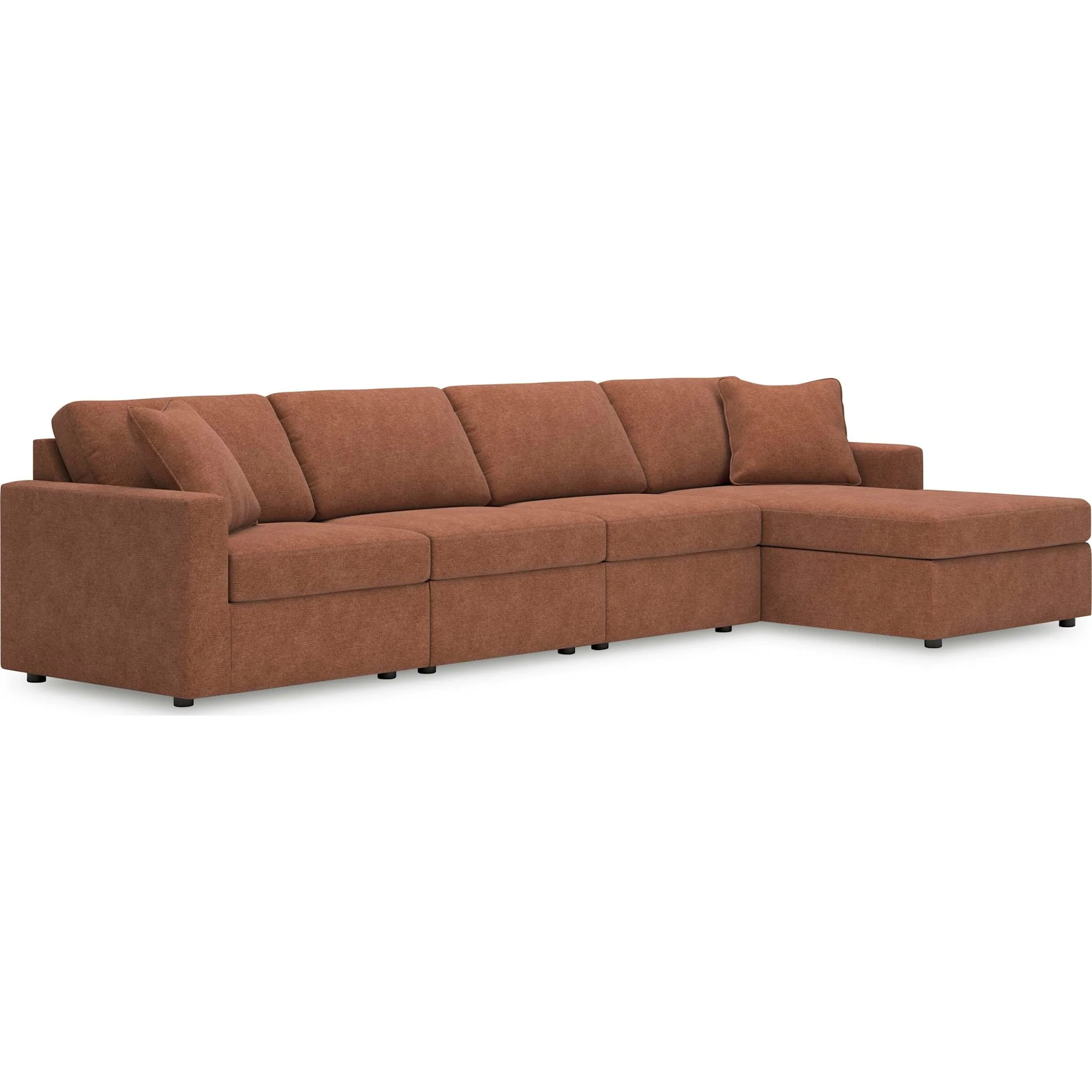 Modmax 4 Piece Modular Sectional with Chaise - Image 48