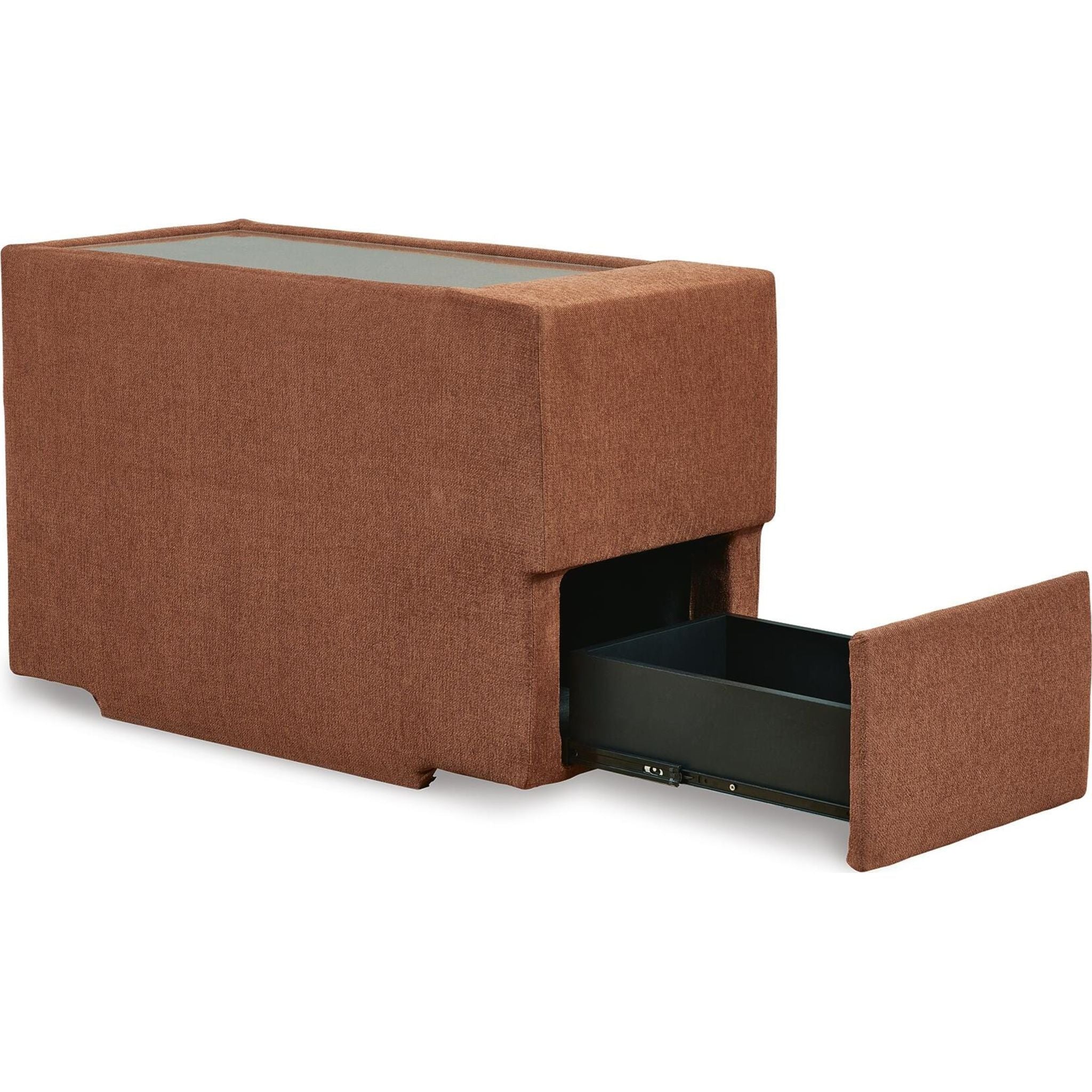 Modmax 4 Piece Modular Sectional with Chaise and Storage Console - Image 54