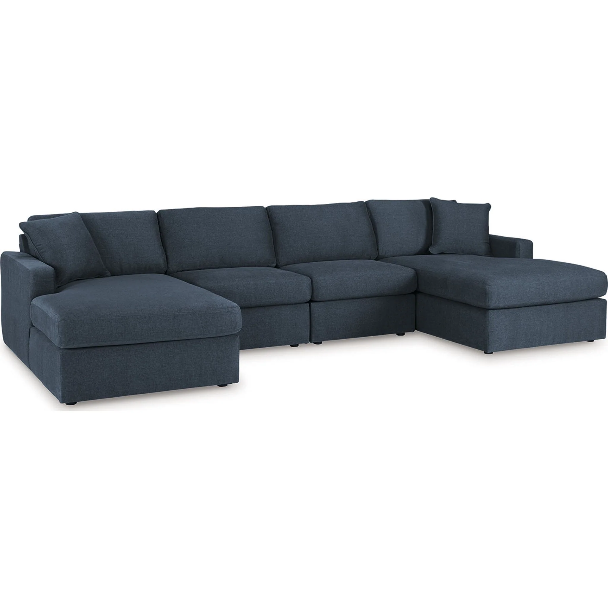 Modmax 4 Piece Modular Sectional with Double Chaise - Image 88