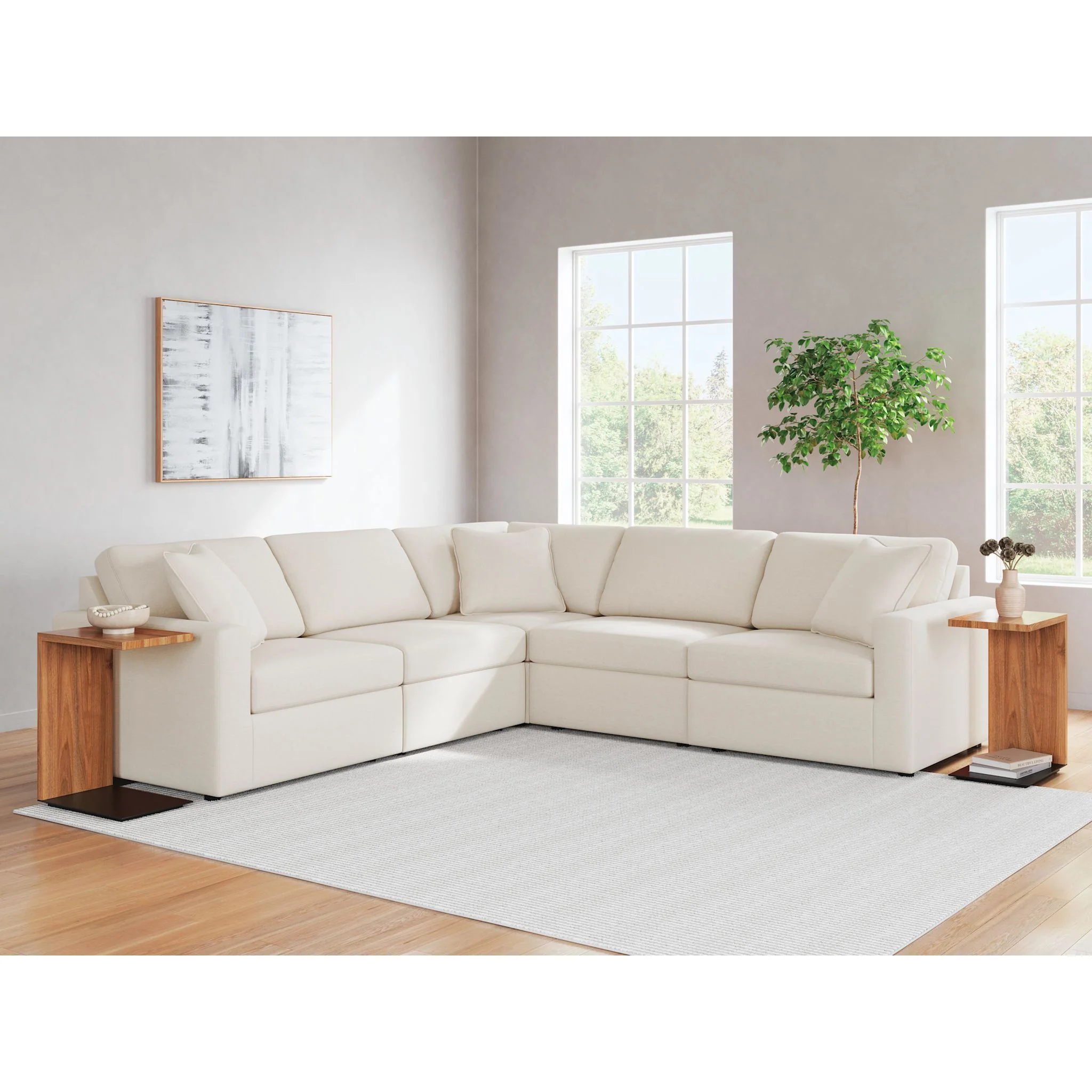 Modmax 5 Piece Modular Sectional - Image 30