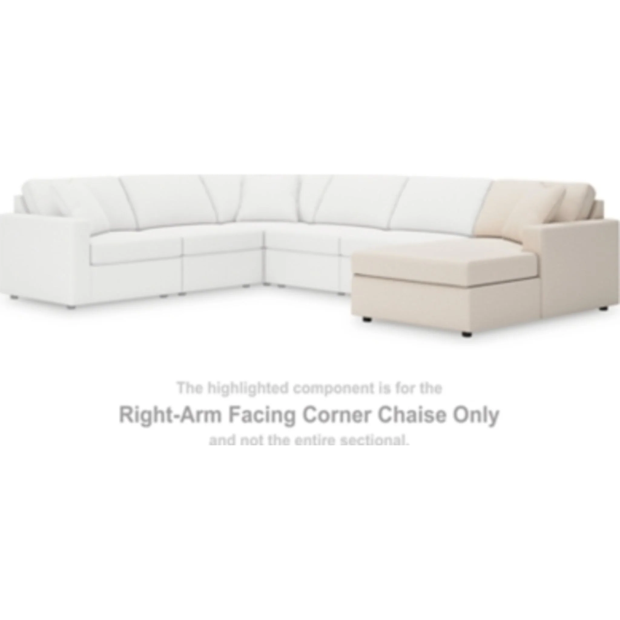 Modmax 5 Piece Modular Sectional Double Chaise with Audio Consoles - Image 28