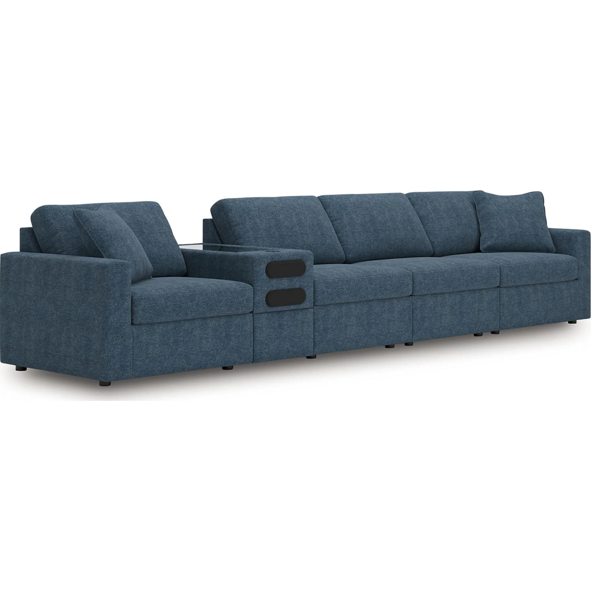 Modmax 5 Piece Modular Sectional with Audio Console