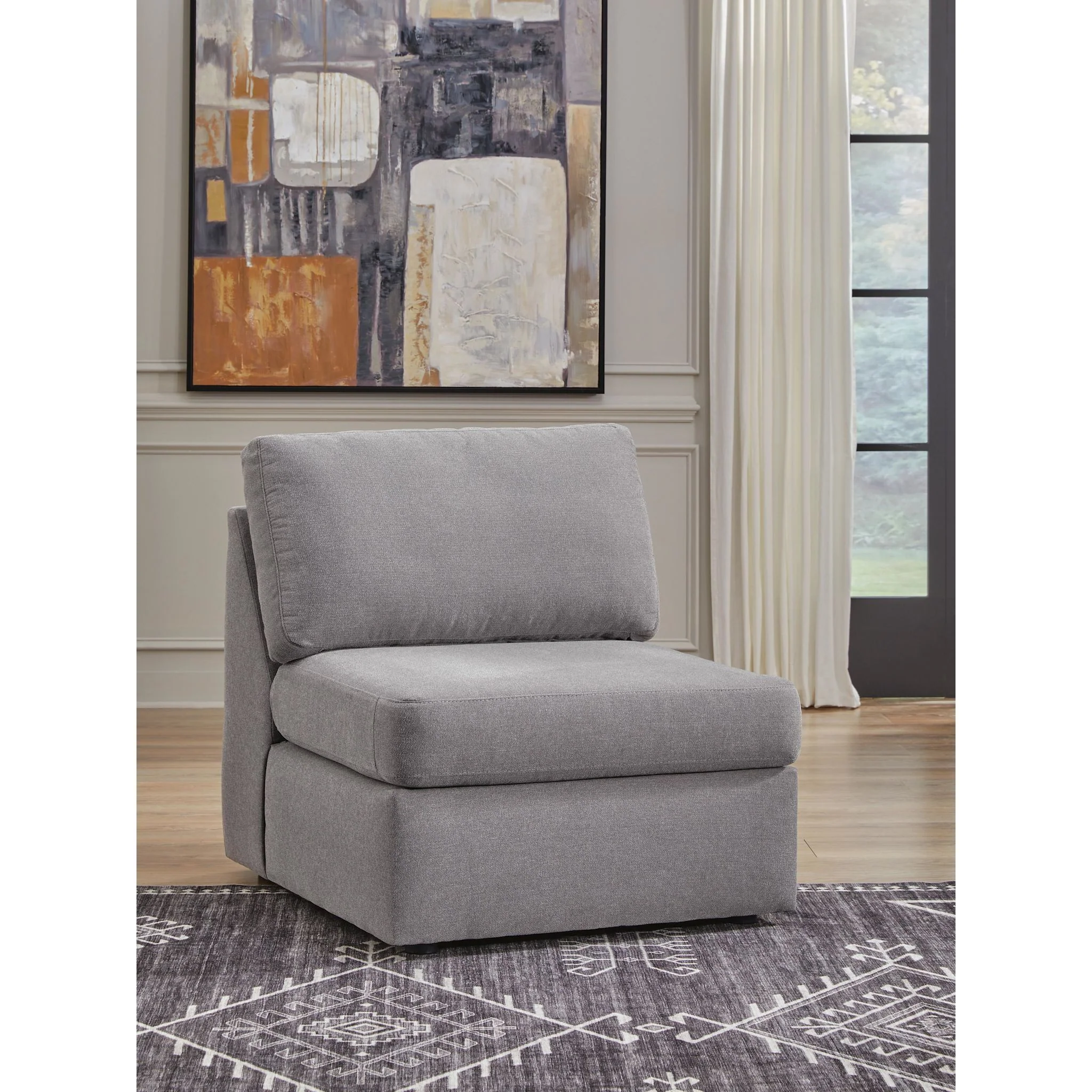 Modmax 5 Piece Modular Sectional with Audio Console - Image 172