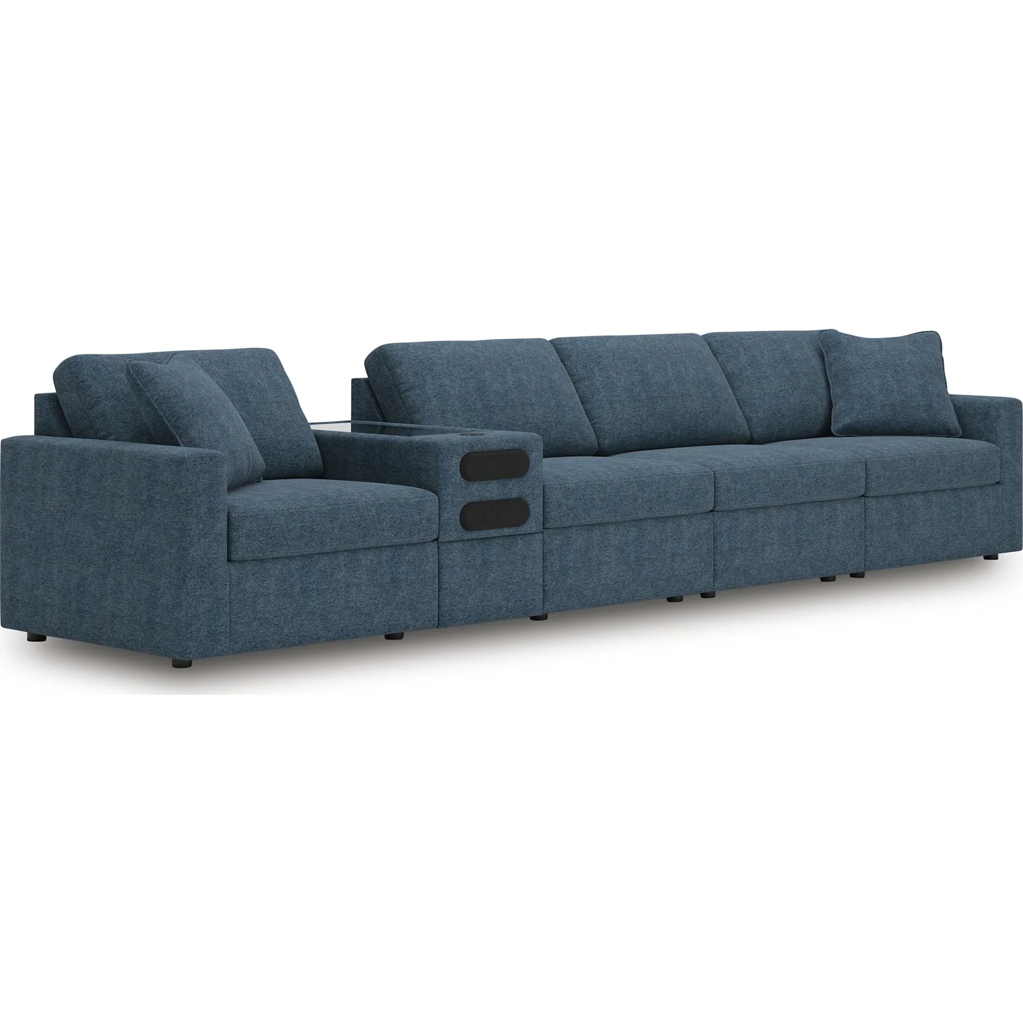 Modmax 5 Piece Modular Sectional with Audio Console - Image 21