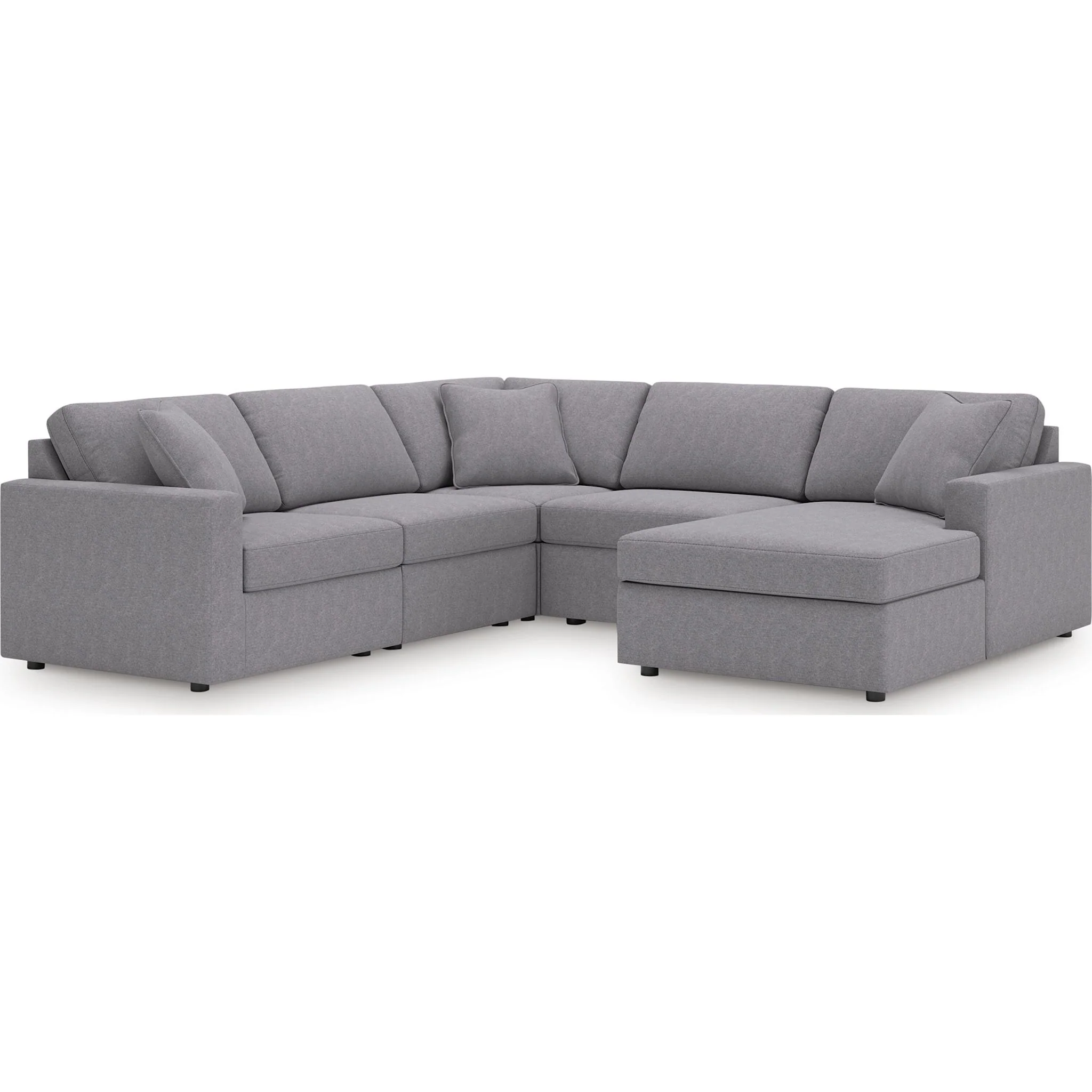 Modmax 5 Piece Modular Sectional with Chaise - Image 155