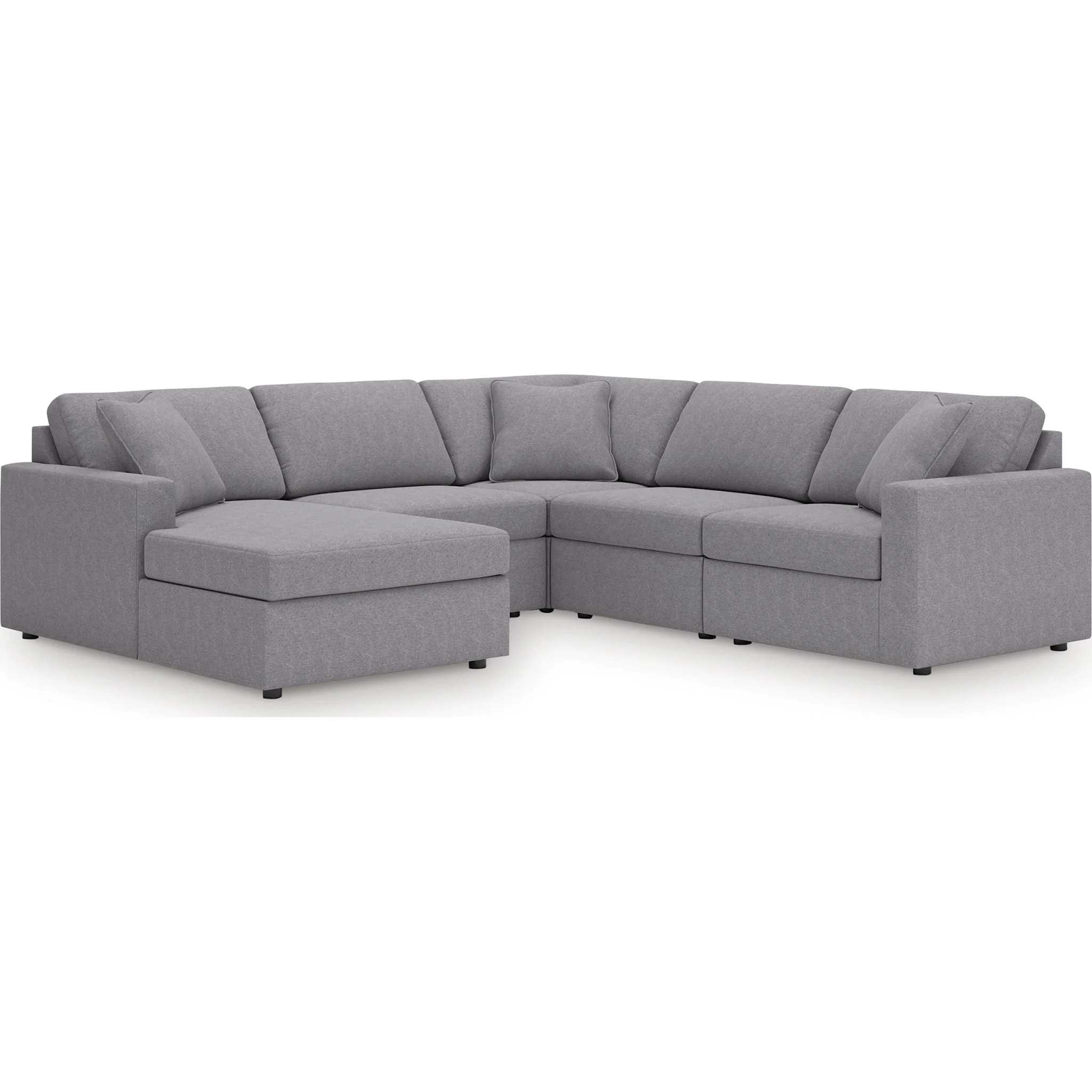 Modmax 5 Piece Modular Sectional with Chaise - Image 162