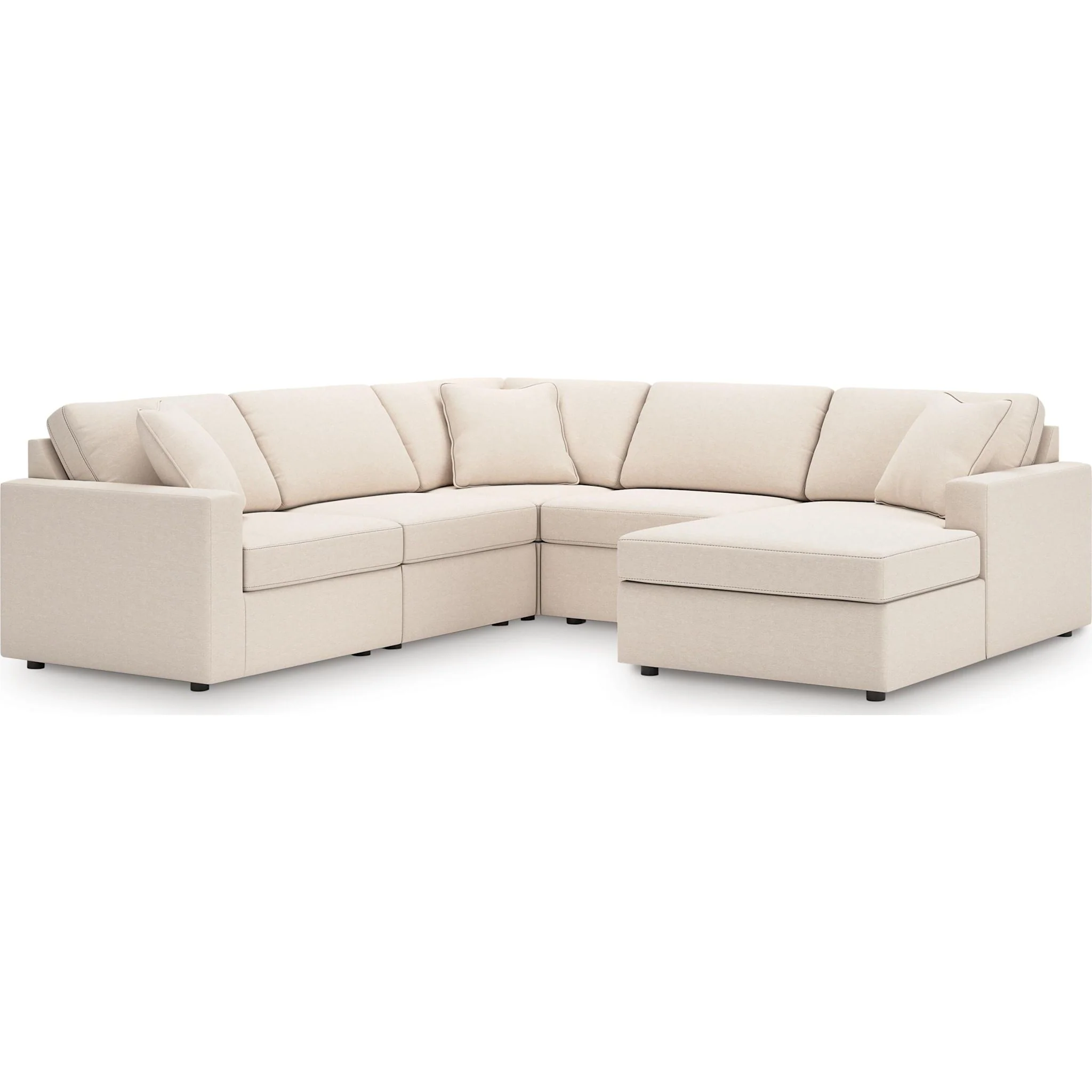 Modmax 5 Piece Modular Sectional with Chaise - Image 5