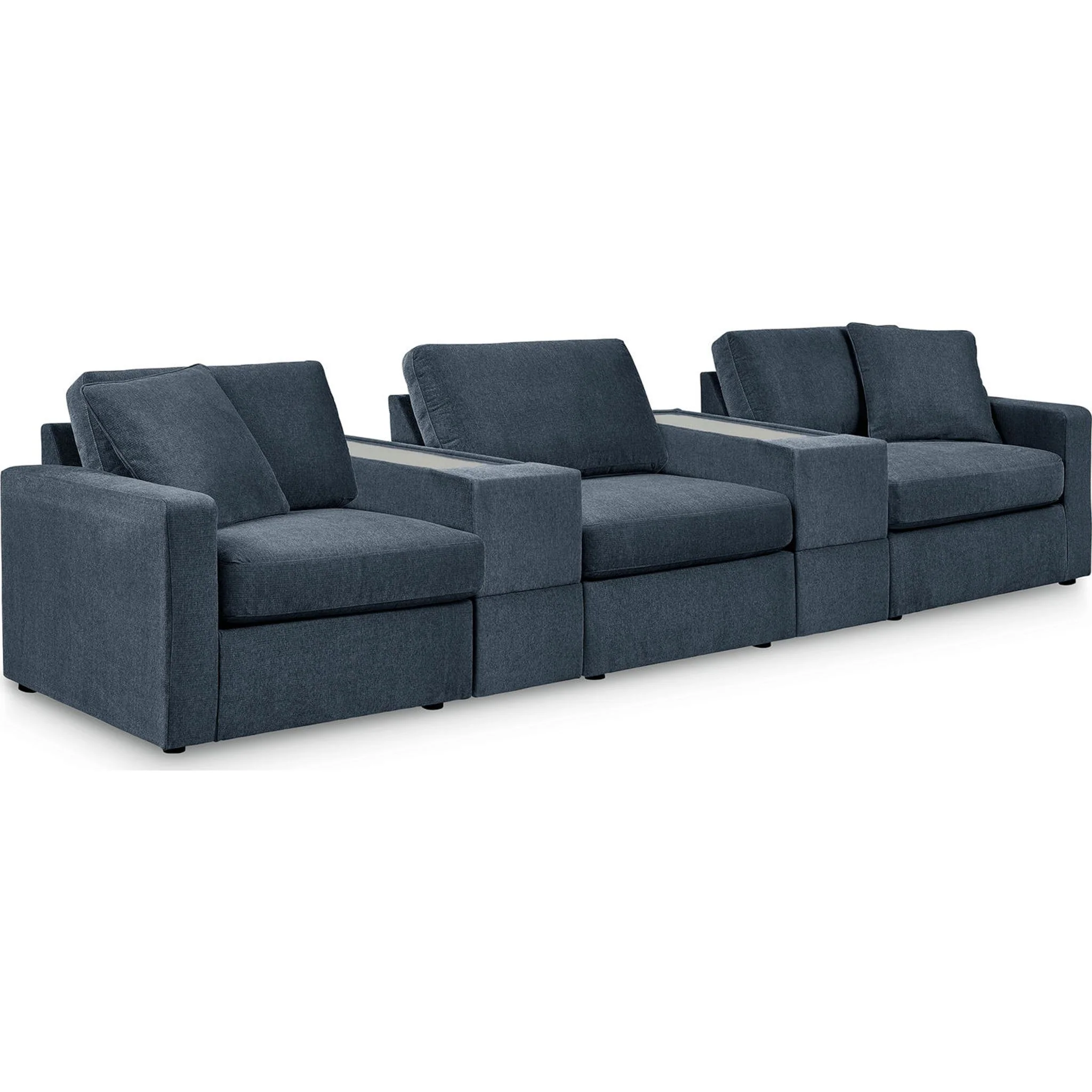 Modmax 5 Piece Modular Sectional with Storage Consoles - Image 28