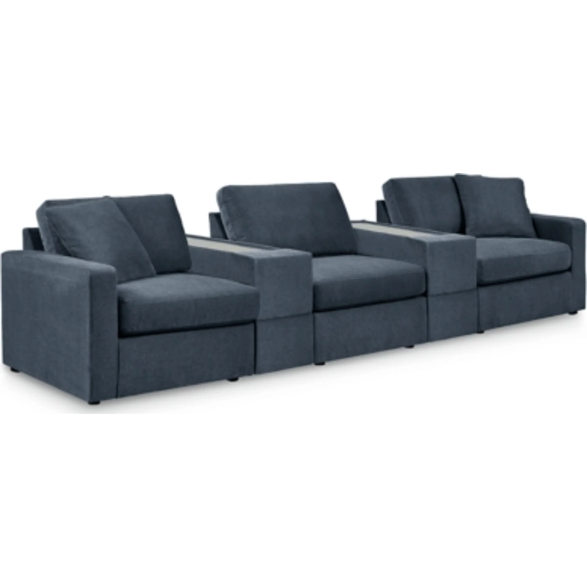 Modmax 5 Piece Modular Sectional with Storage Consoles - Image 39