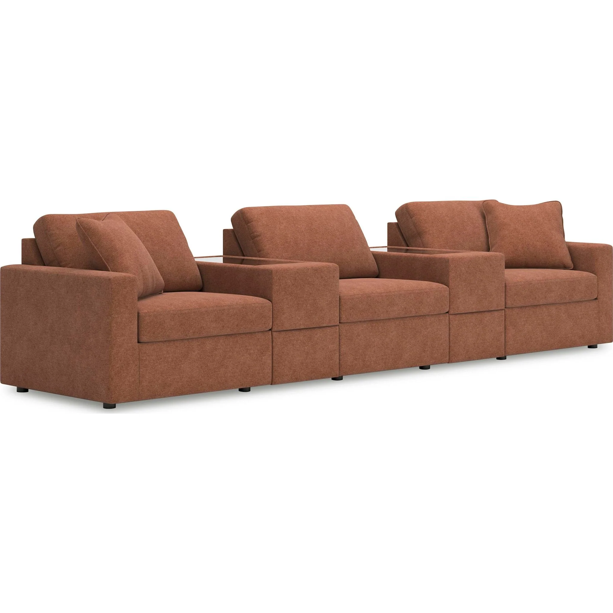 Modmax 5 Piece Modular Sectional with Storage Consoles - Image 54
