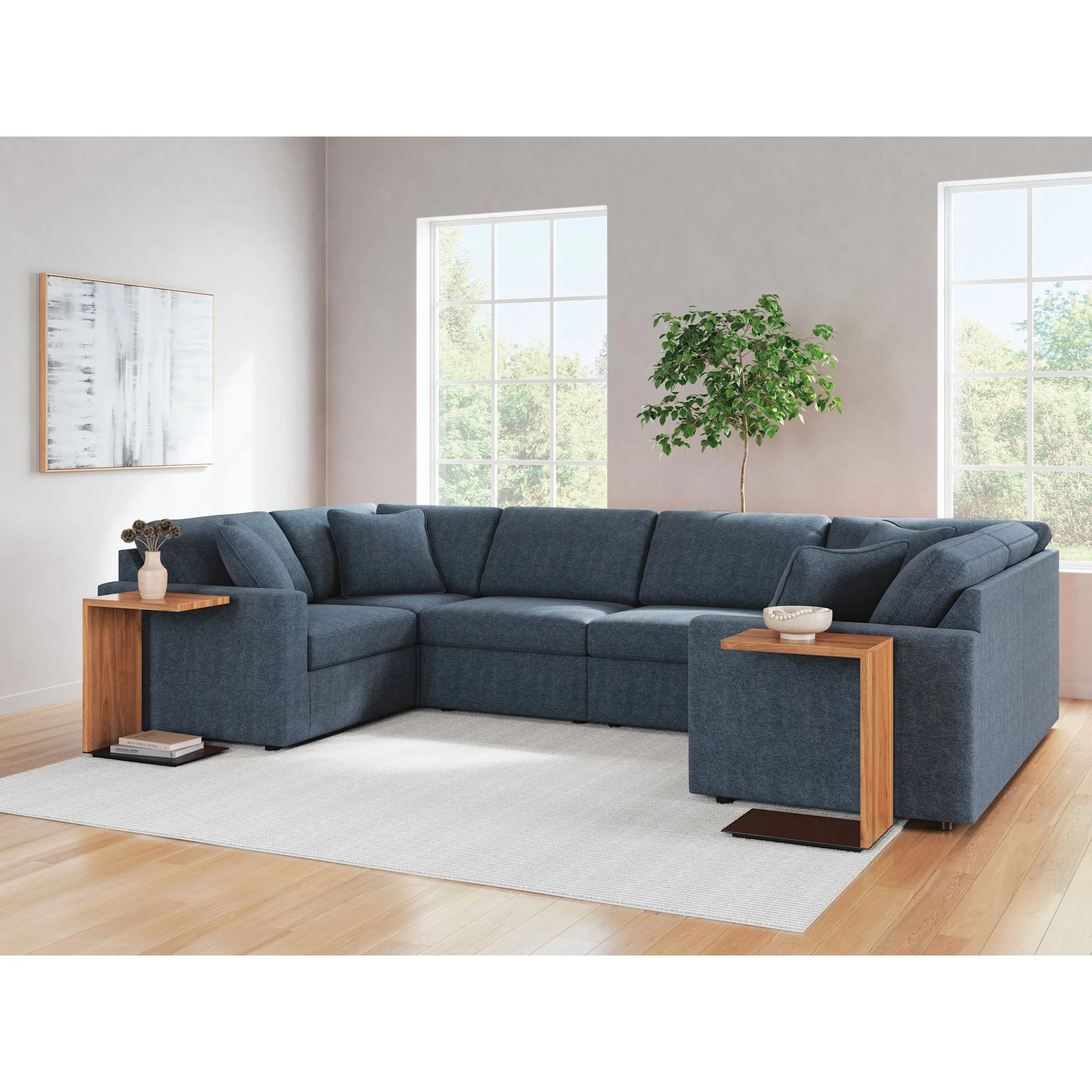Modmax 6 Piece Modular Sectional - Image 42