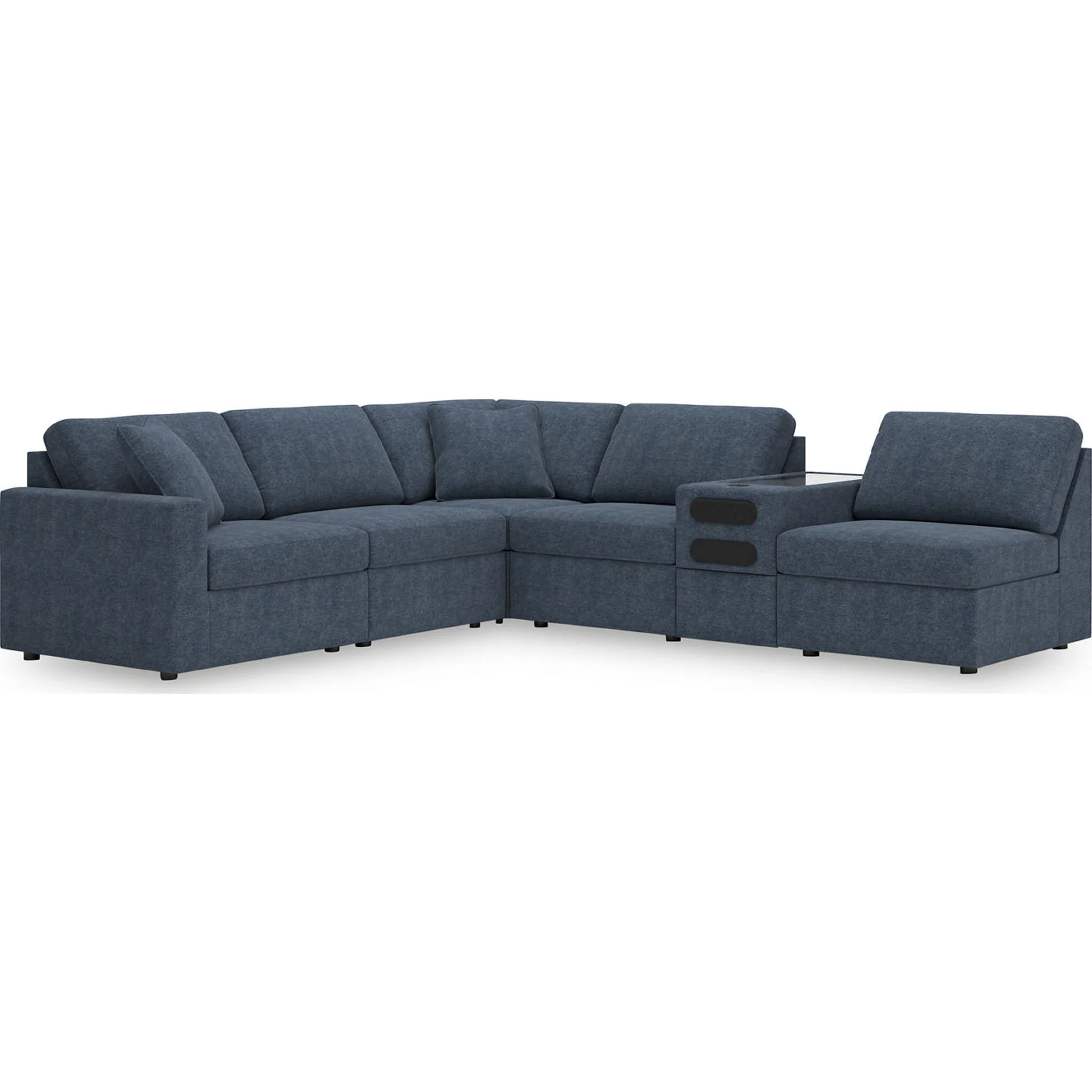 Modmax 6 Piece Modular Sectional with Audio Console - Image 48