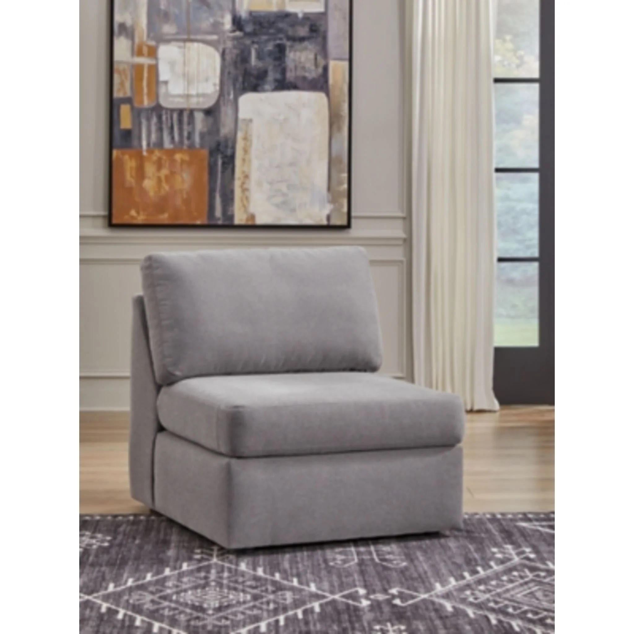 Modmax 6 Piece Modular Sectional with Storage Console - Image 57