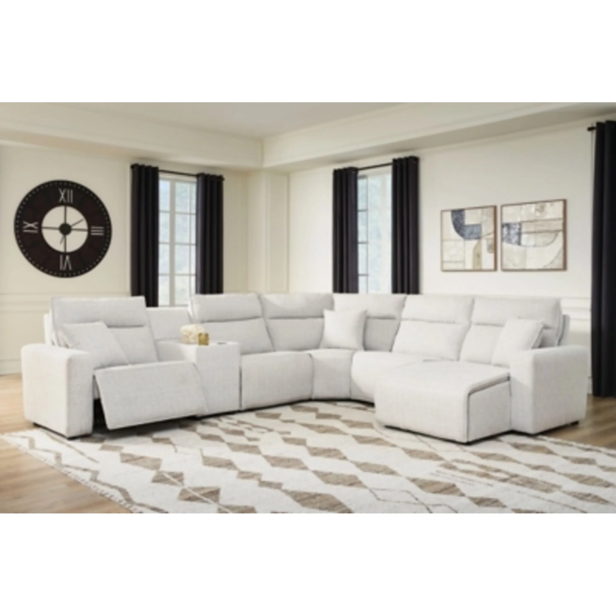 Modmax II 6 Piece Modular Power Reclining Sectional with Chaise - Image 38