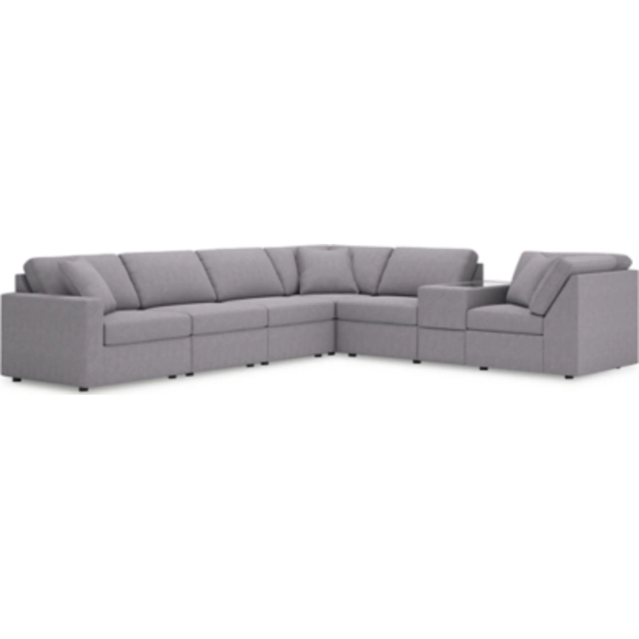 Modmax 7 Piece Modular Sectional with Storage Console - Image 12