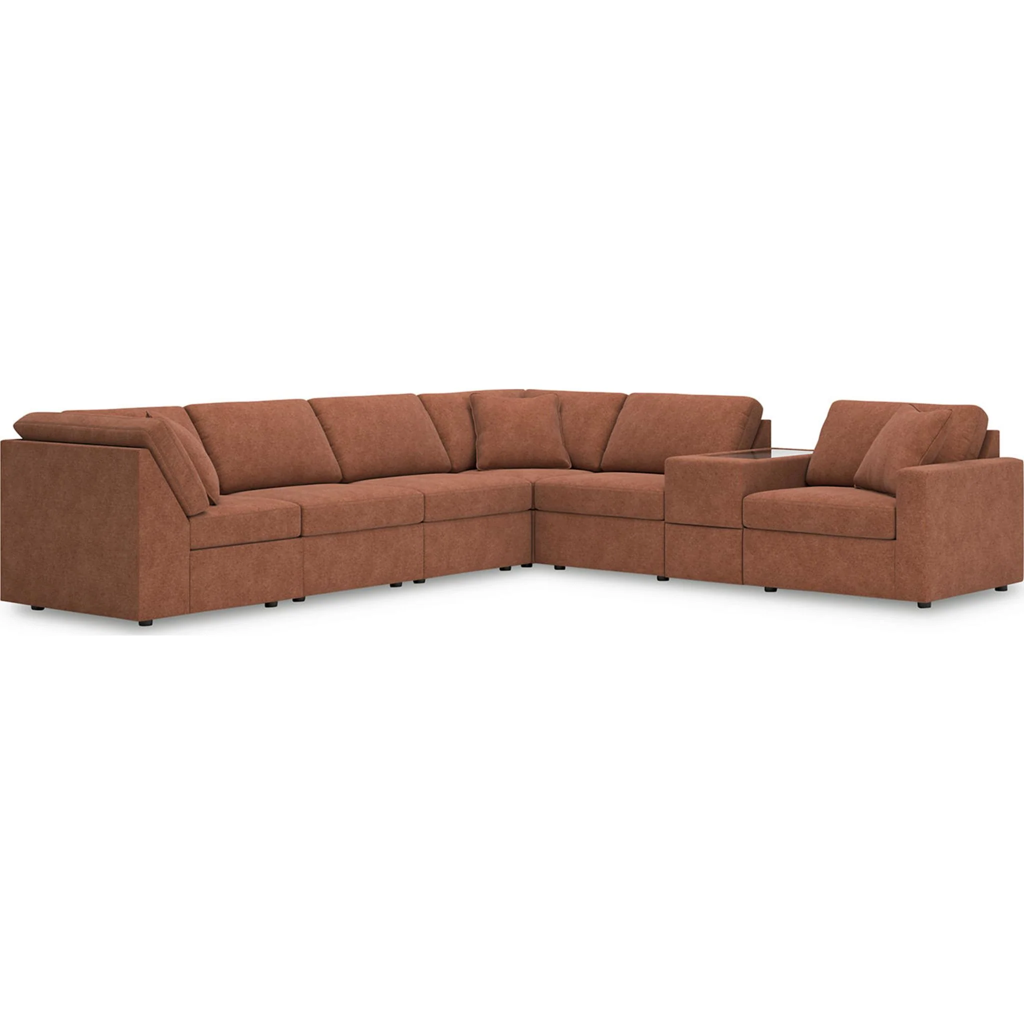 Modmax 7 Piece Modular Sectional with Storage Console - Image 22