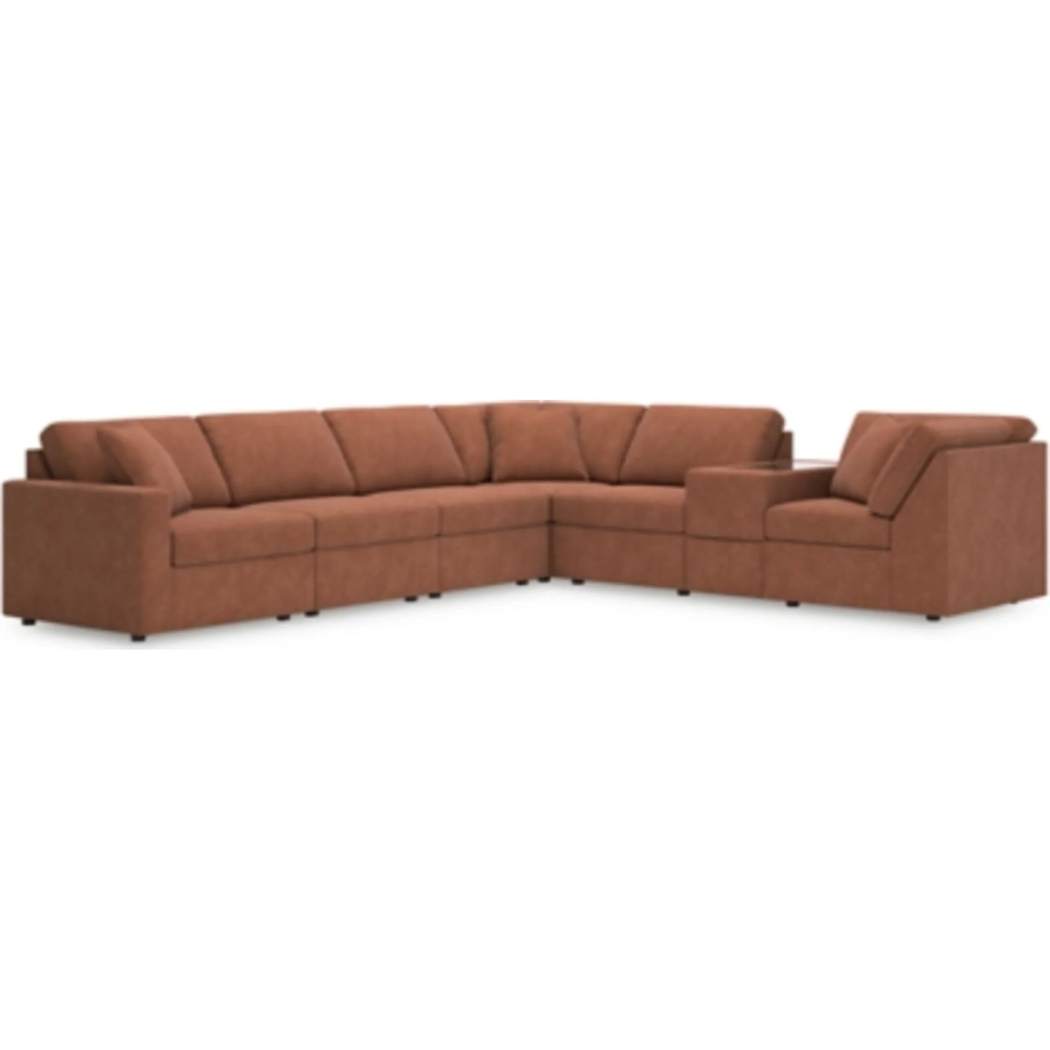 Modmax 7 Piece Modular Sectional with Storage Console - Image 32