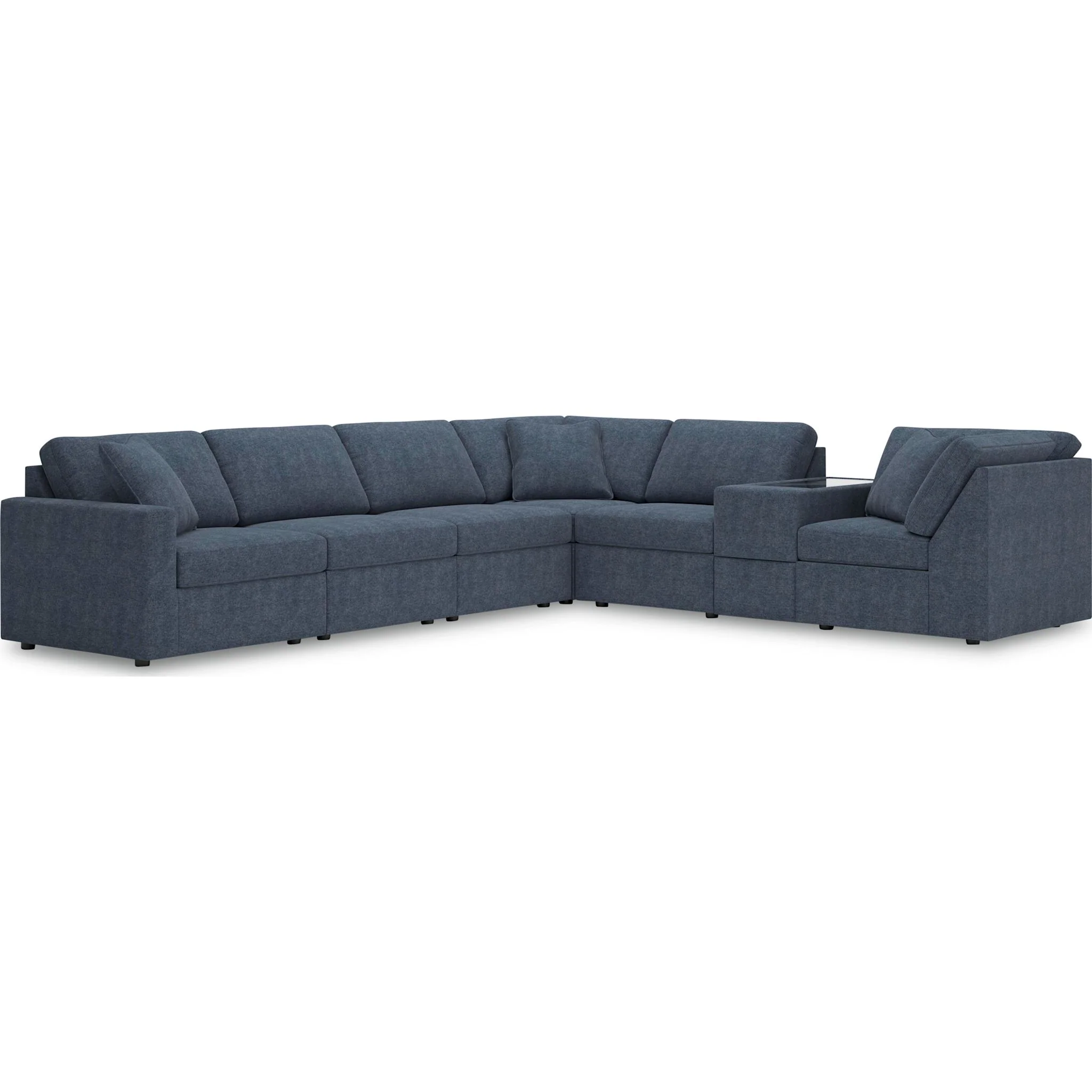 Modmax 7 Piece Modular Sectional with Storage Console - Image 78