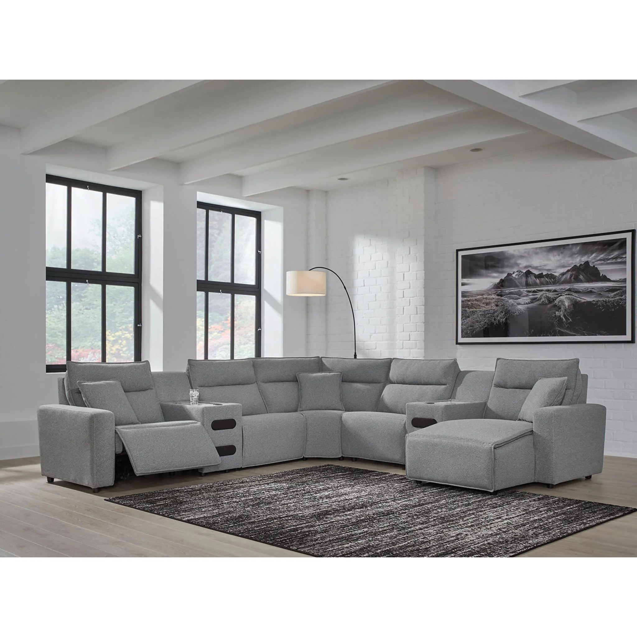 Modmax II 7 Piece Modular Power Reclining Sectional with Chaise - Image 2