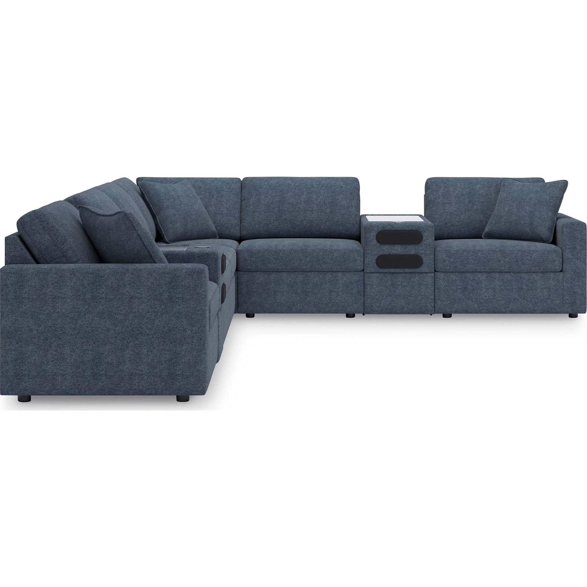 Modmax 8 Piece Modular Sectional with Audio Consoles - Image 73