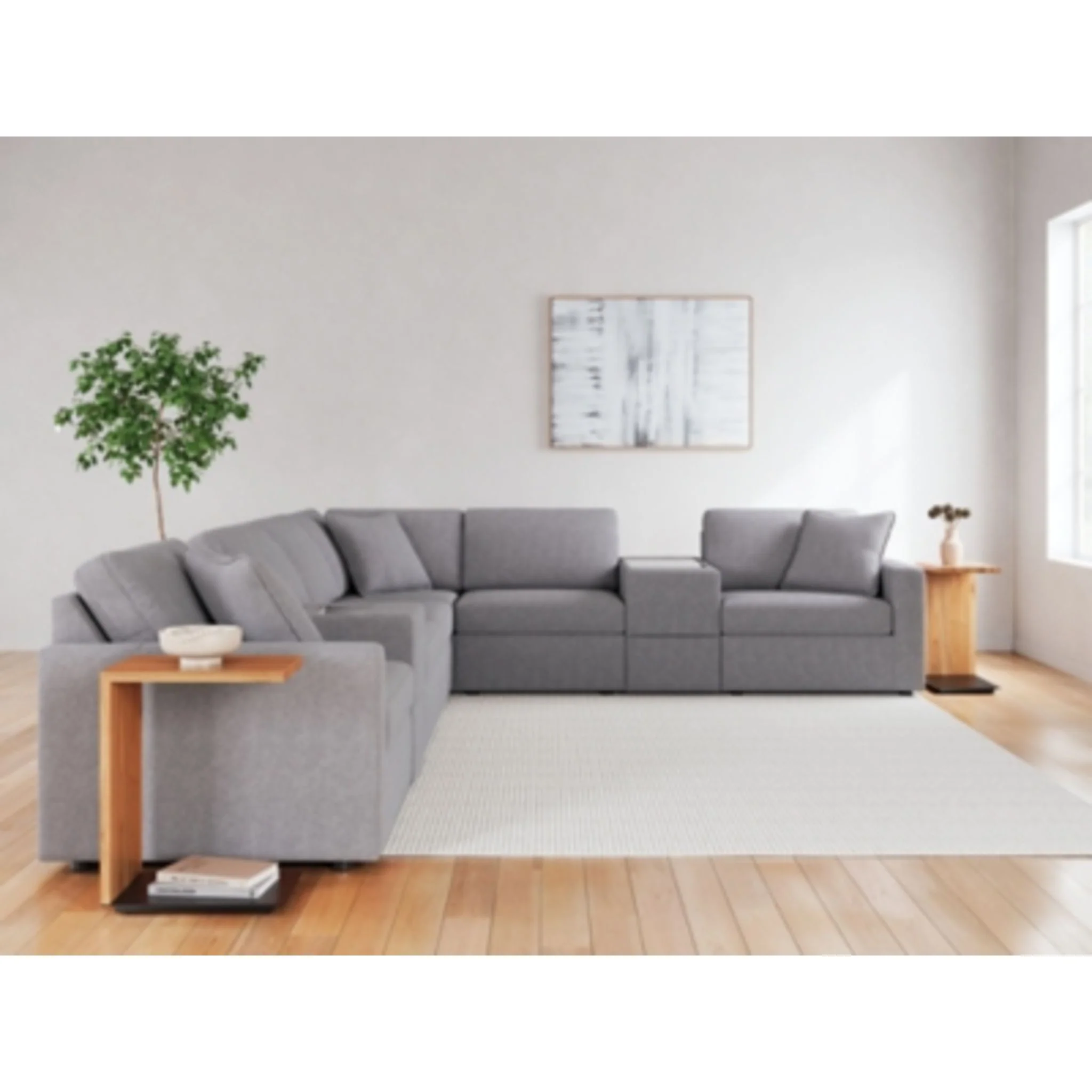 Modmax 8 Piece Modular Sectional with Storage Consoles - Image 88