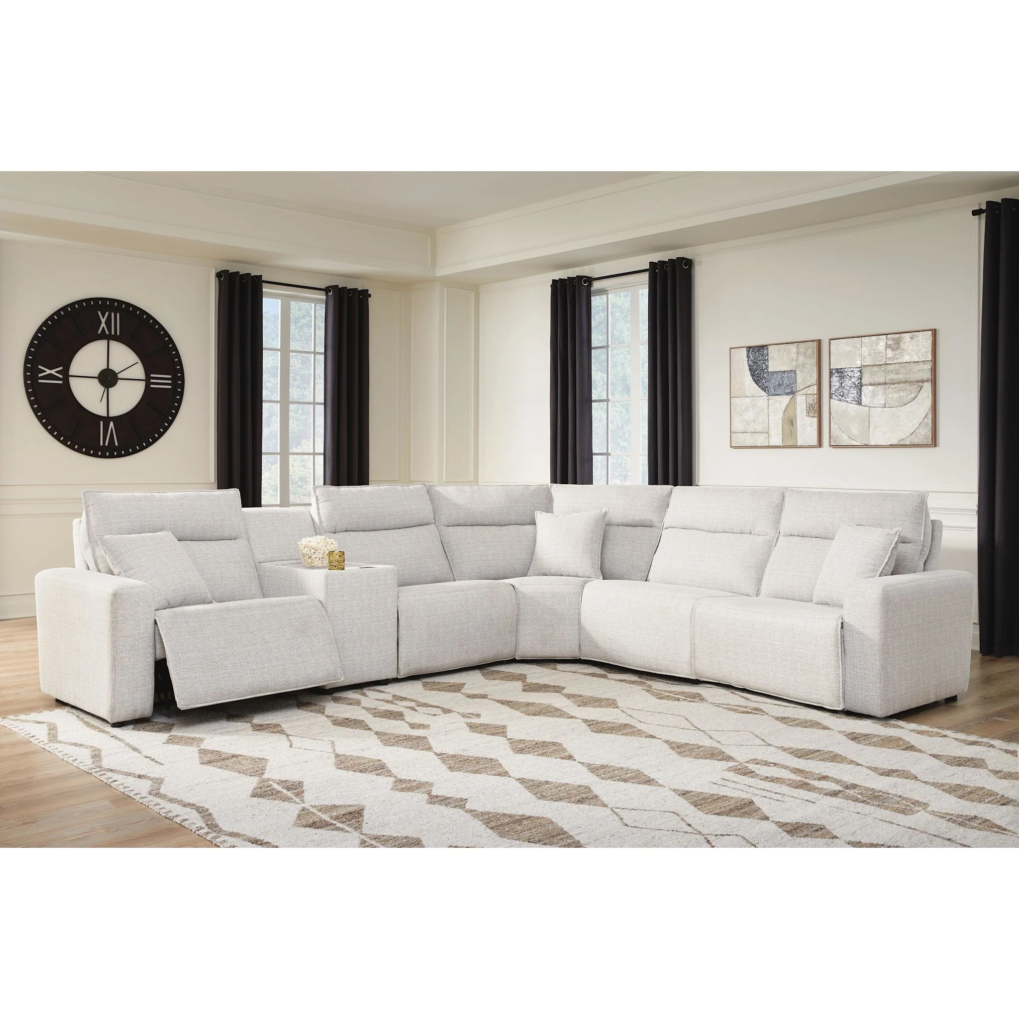 Modmax II 6 Piece Modular Power Reclining Sectional with Console - Image 2