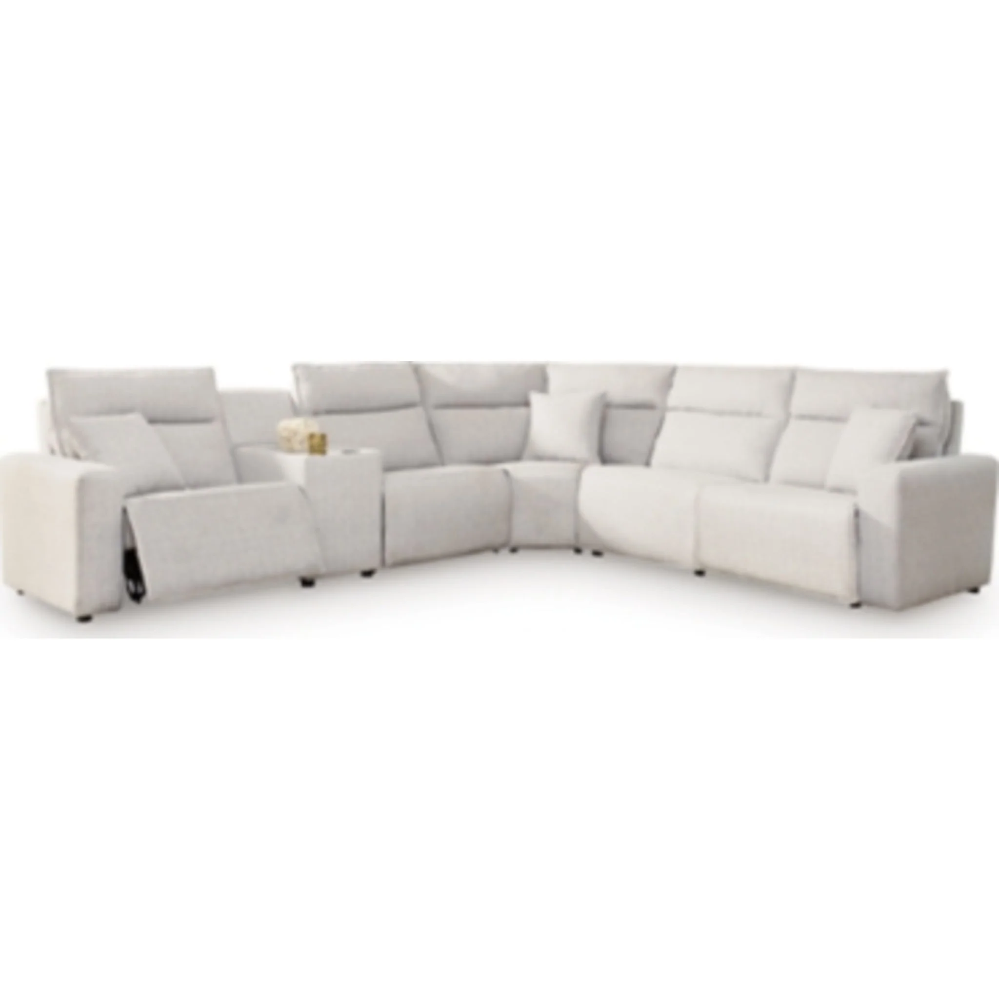 Modmax II 6 Piece Modular Reclining Sectional with Console - Image 17