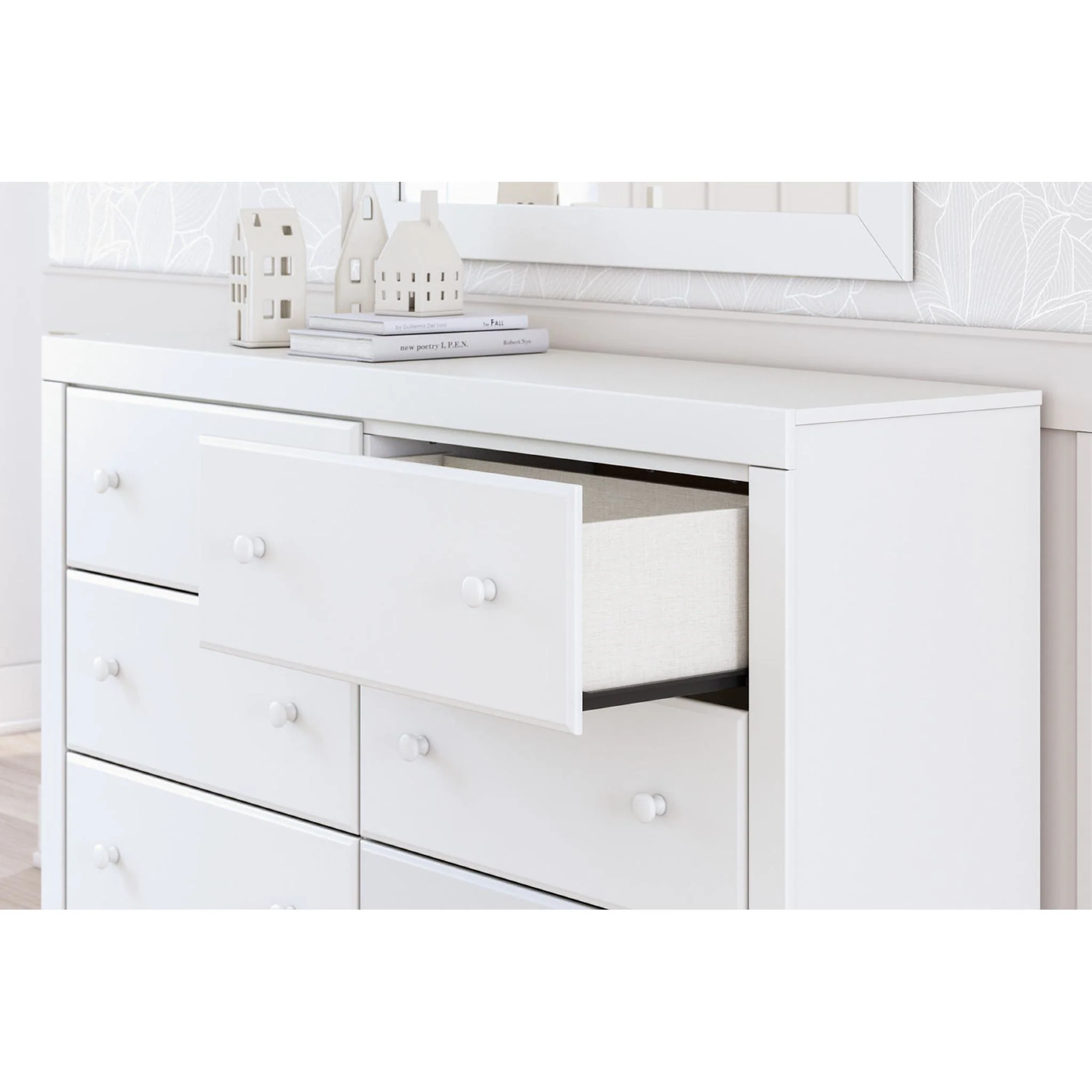 Mollviney 5 Piece Twin Panel Bedroom - Image 12