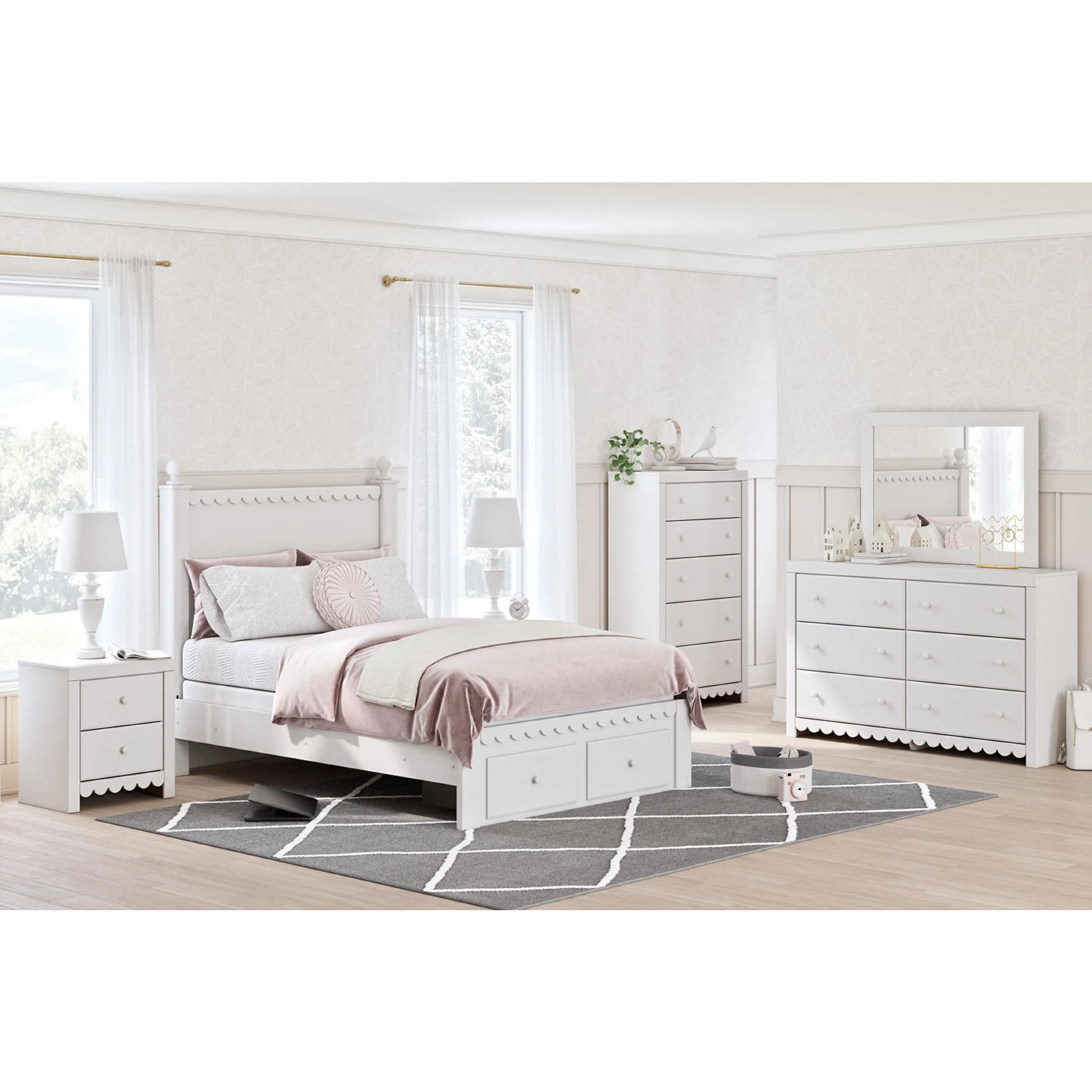 Mollviney Full Storage Bed - Image 4
