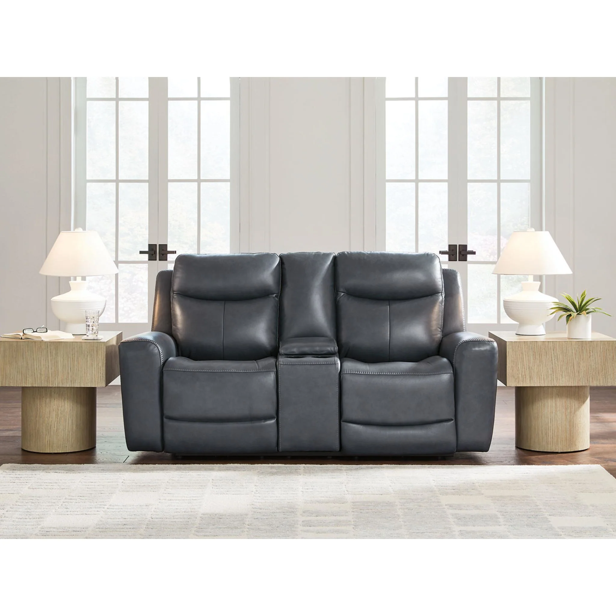 Momentum Moves Power Reclining Loveseat with Console - Image 2