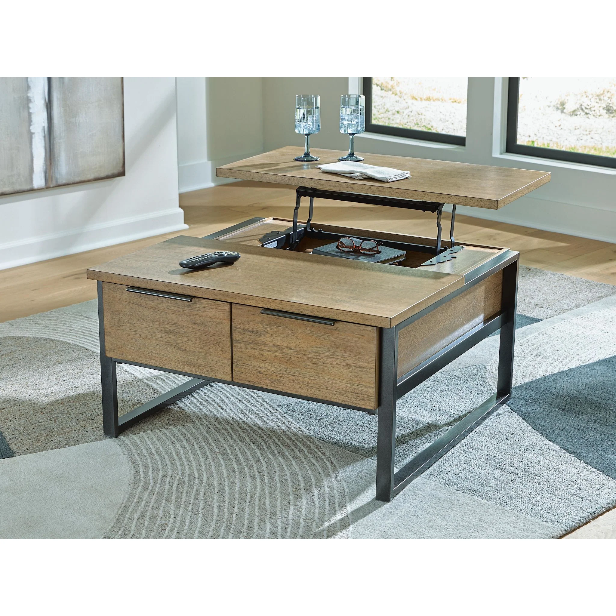 Montia Lift-Top Coffee Table - Image 17