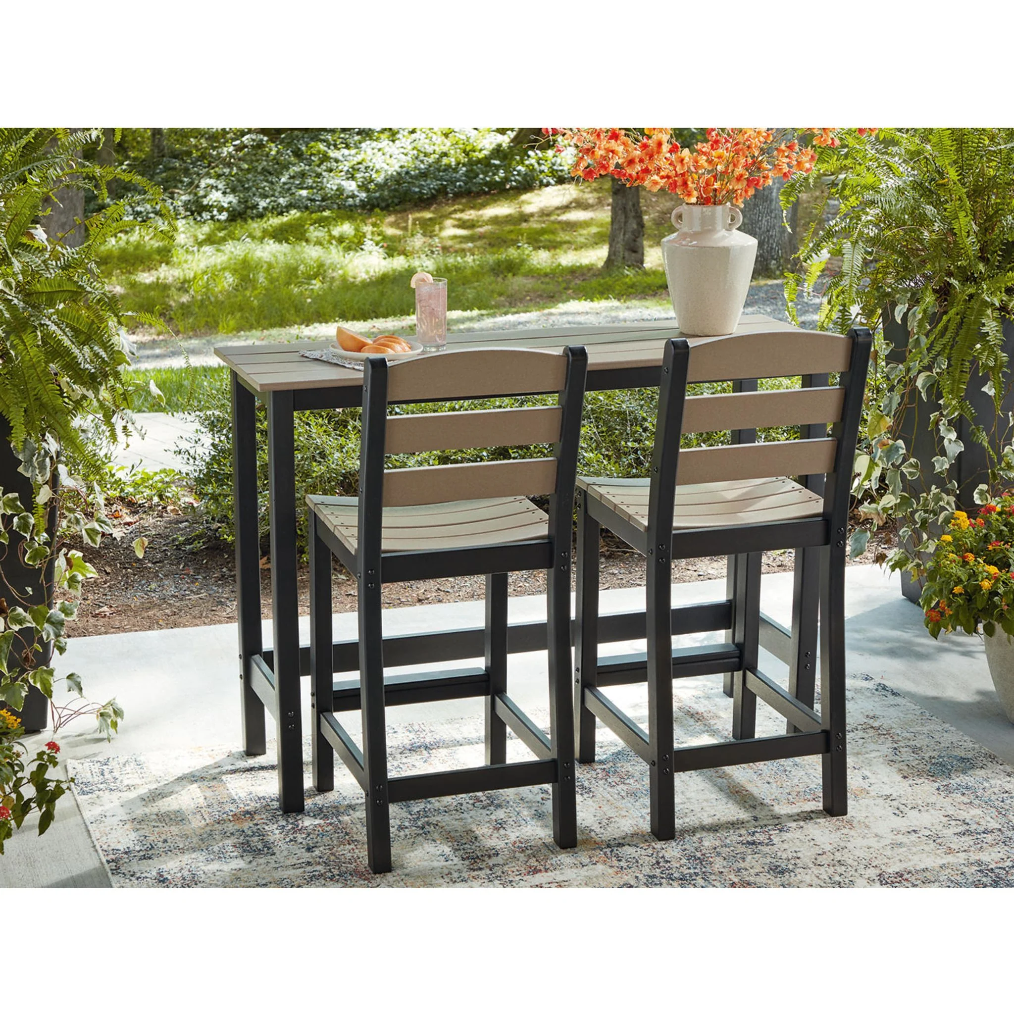 Moondance 3 Piece Outdoor Bar Set - Image 4
