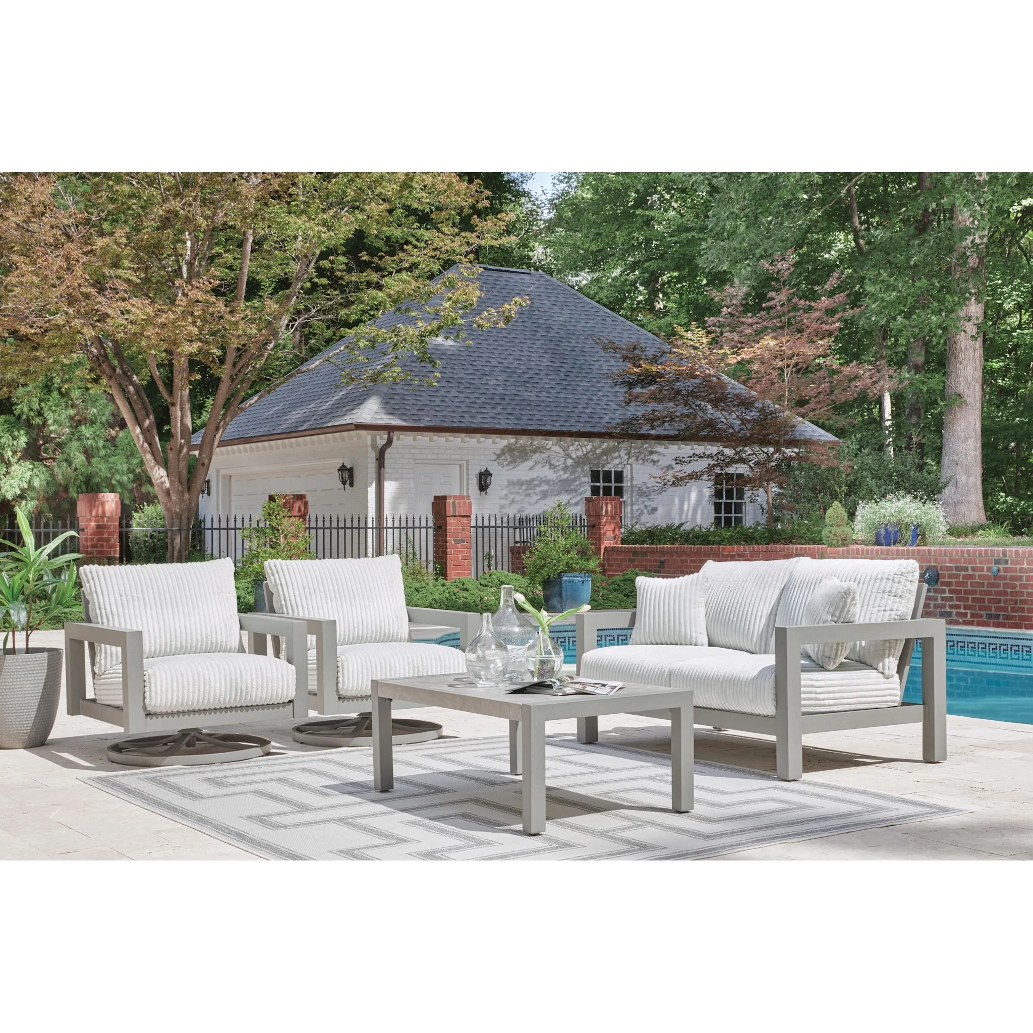 Moonlight View Outdoor Loveseat with Cushion - Image 13