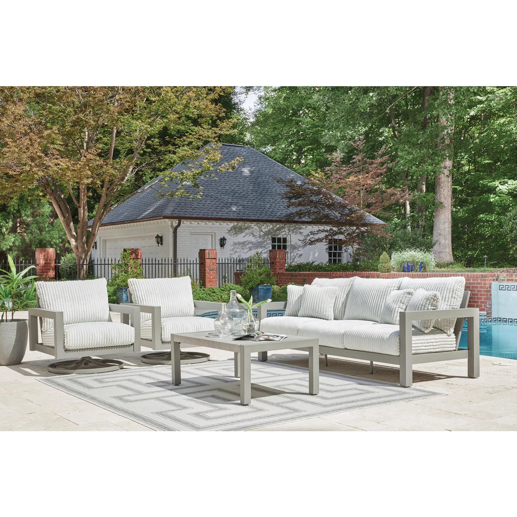Moonlight View Outdoor Sofa with Cushion - Image 11