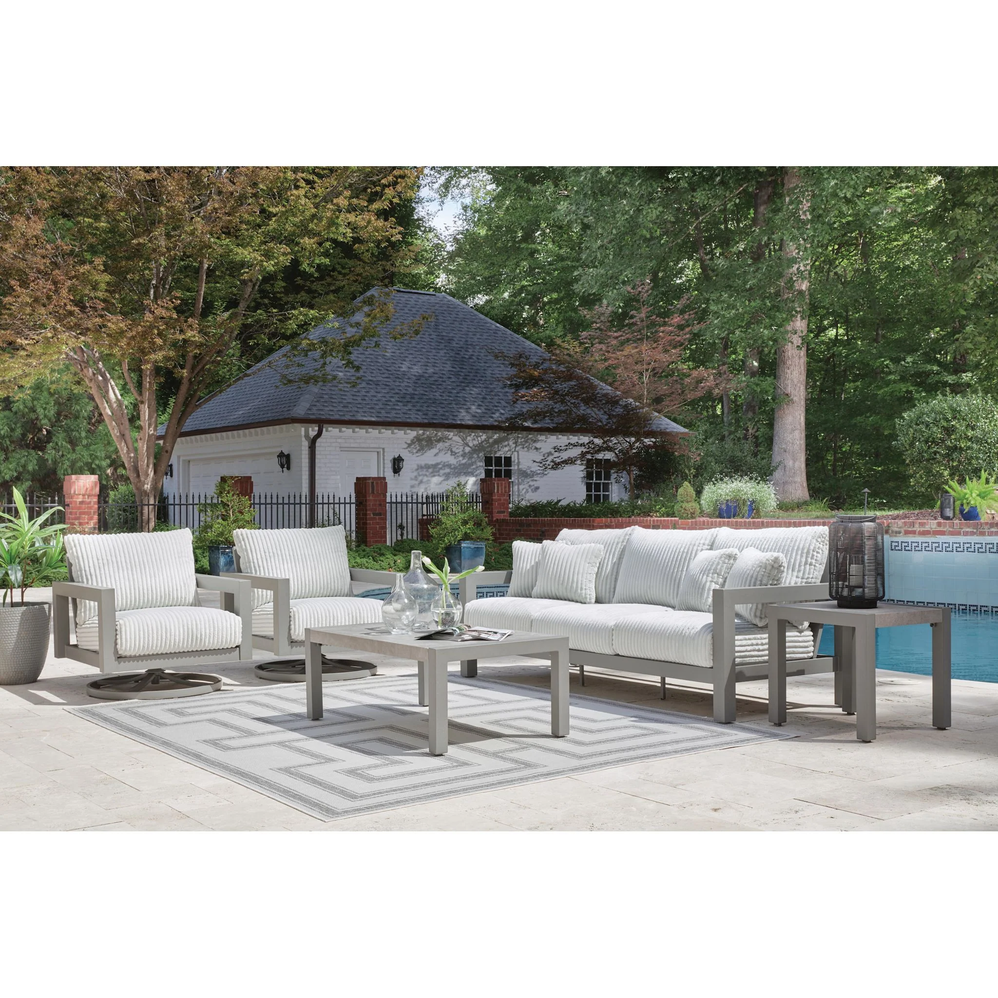 Moonlight View Outdoor Sofa with Cushion - Image 17