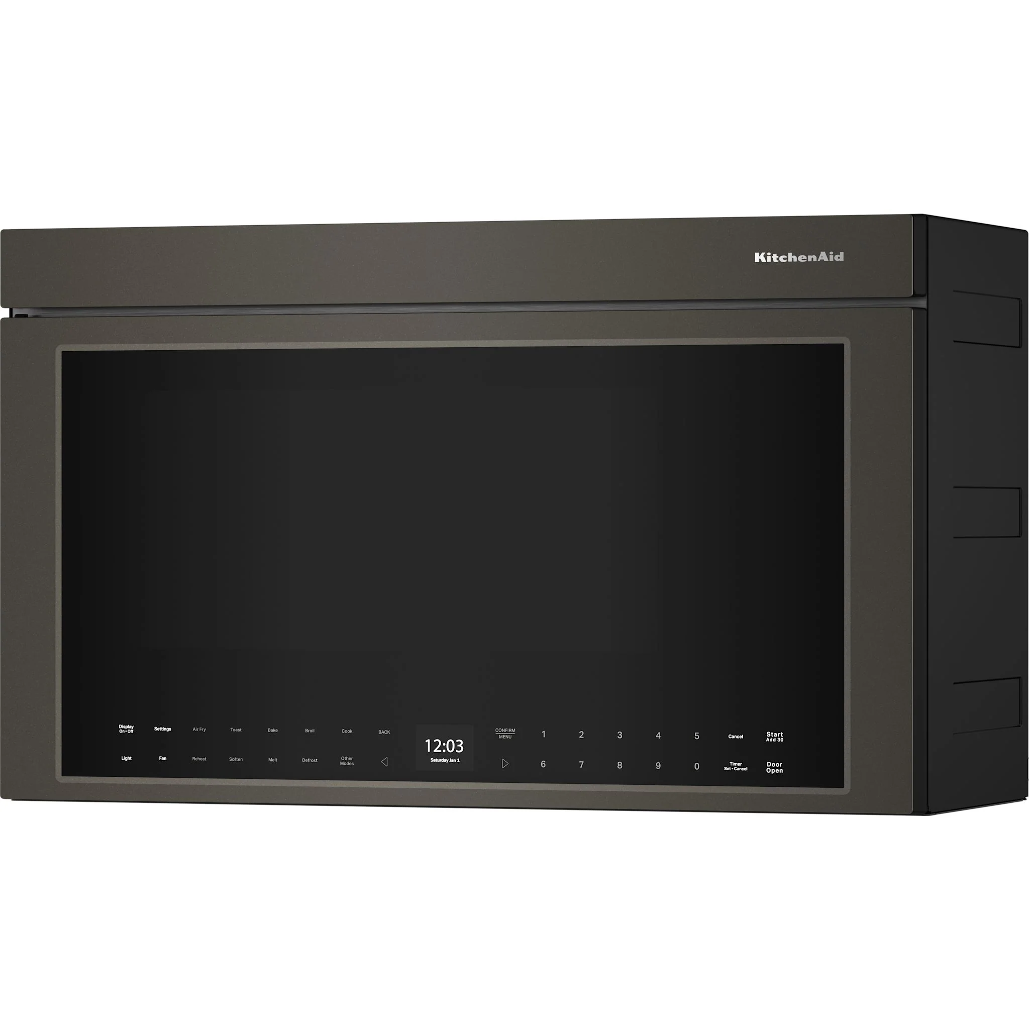 KitchenAid Multifunction Over-the-Range Microwave Oven with Flush Built-In Design - Black Ore (YKMMF530PBE) - Image 2