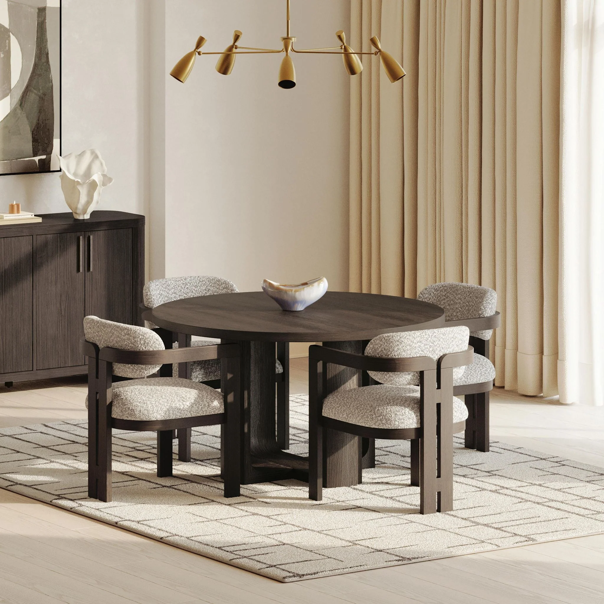Neo-Exclusive Dining Arm Chair - Image 17