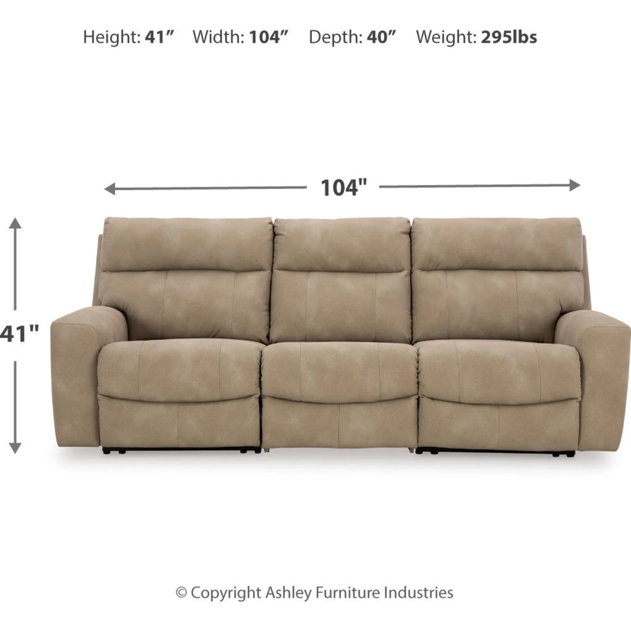 Next-Gen Durapella 3 Piece Modular Power Reclining Sectional - Image 19