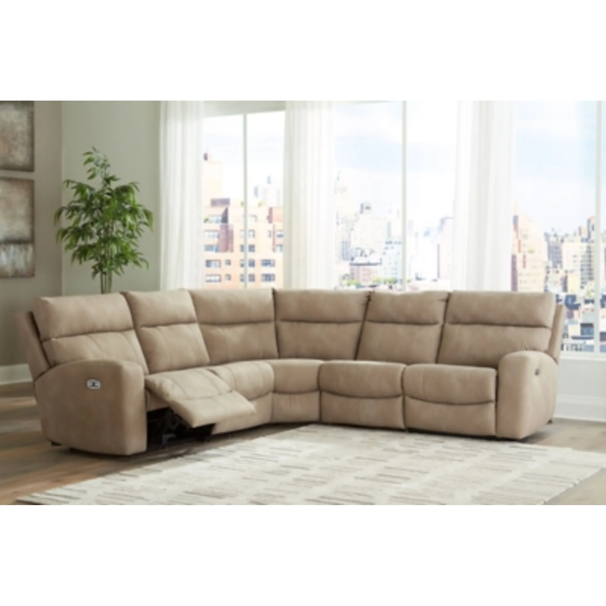 Next-Gen Durapella 5 Piece Modular Power Reclining Sectional - Image 18