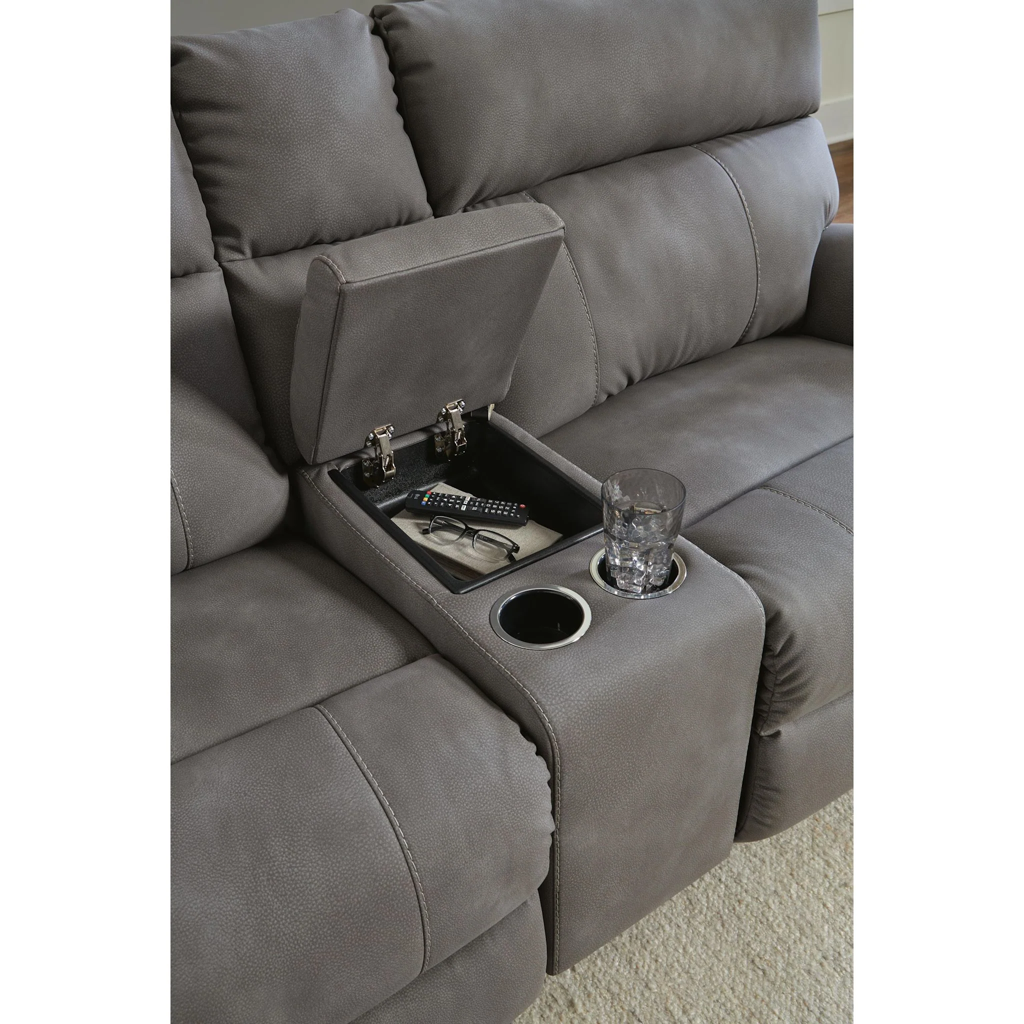 Next-Gen Durapella 6 Piece Modular Power Reclining Sectional with Console - Image 15