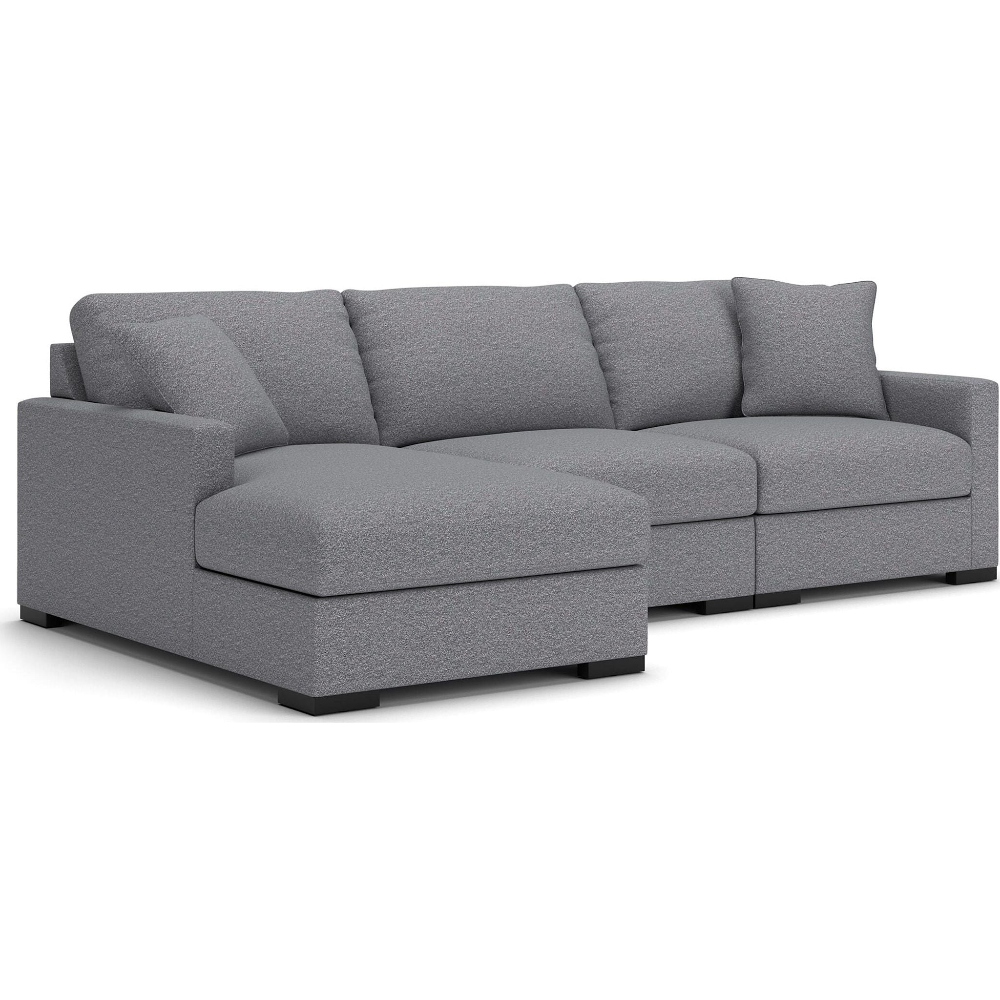 Omaha-Exclusive 3 Piece Sectional with Storage Chaise