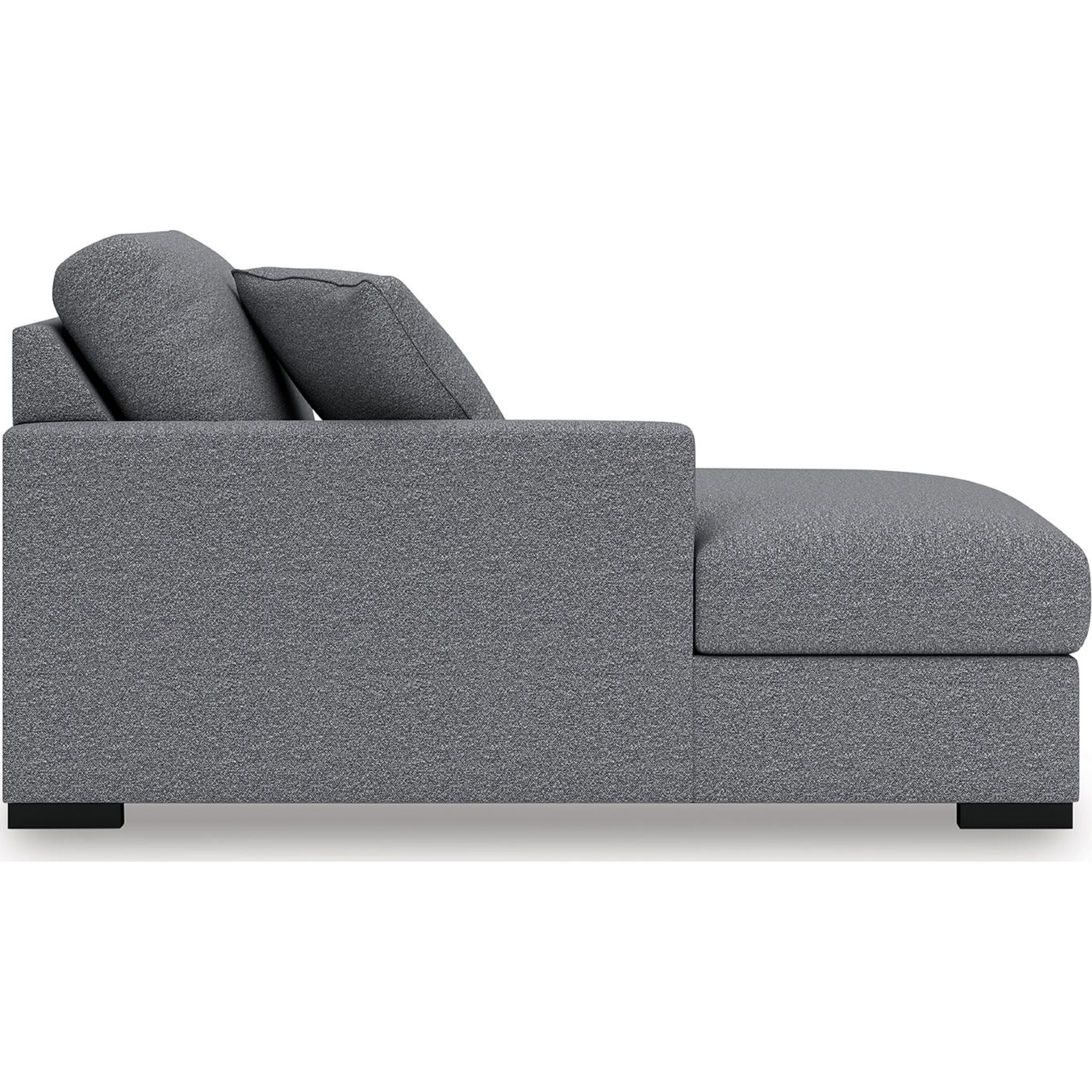Omaha-Exclusive 8 Piece Modular Sectional with Dual Chaise. Audio System and Storage - Image 7